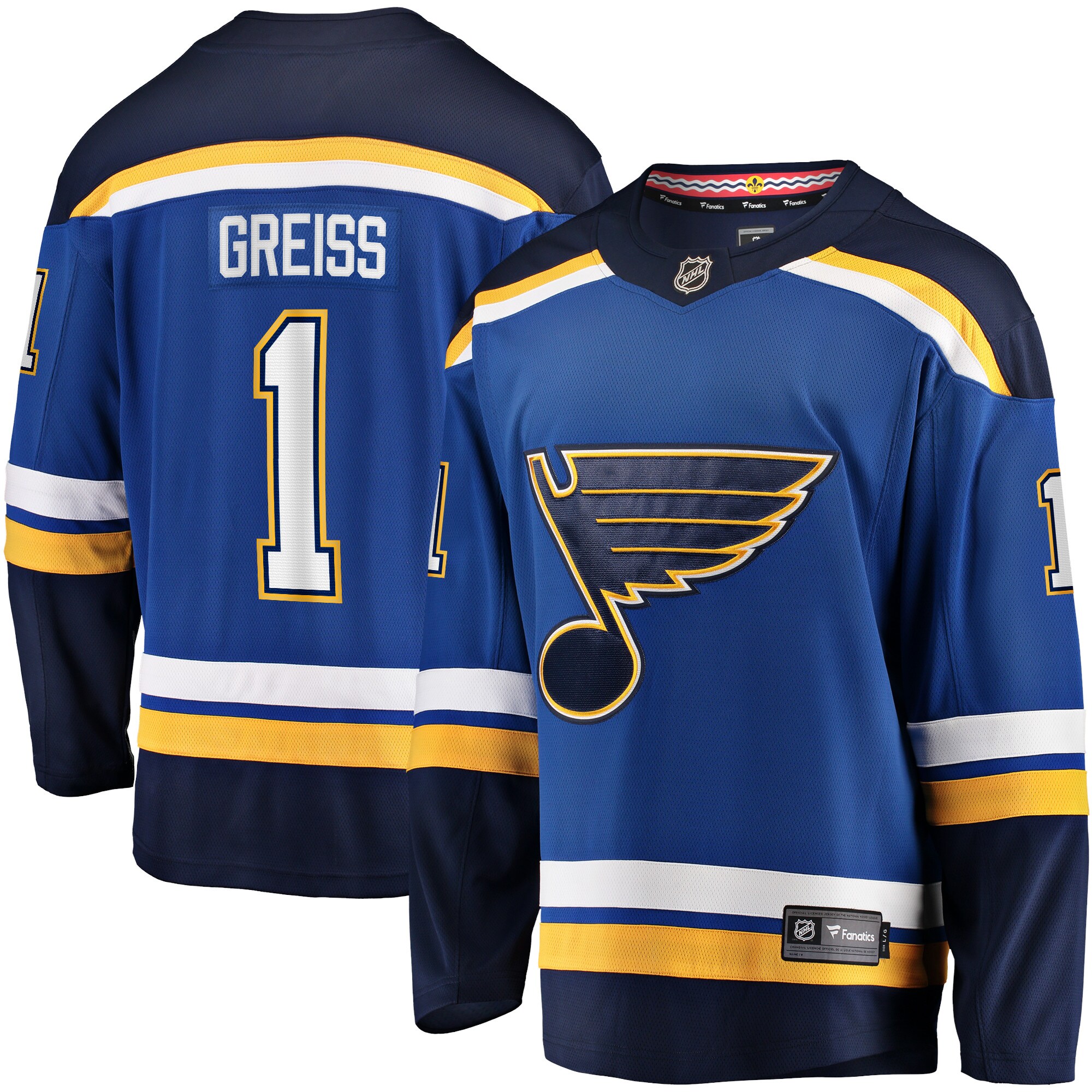 Thomas Greiss St.Louis Blues Home Breakaway Player Jersey - Blue