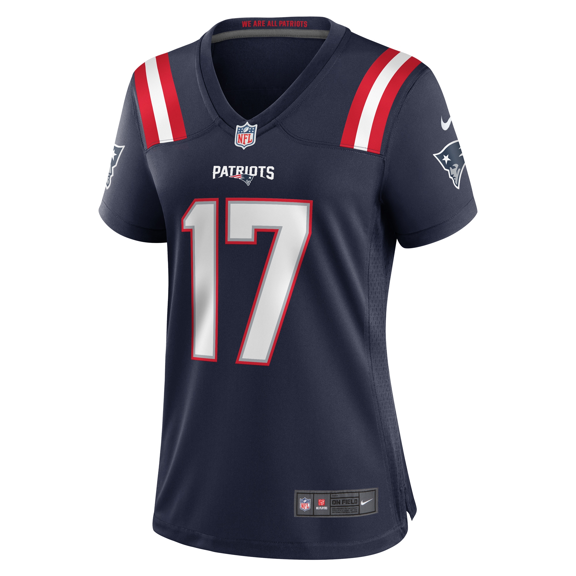 Bryce Baringer New England Patriots Women's Team Game Jersey -  Navy