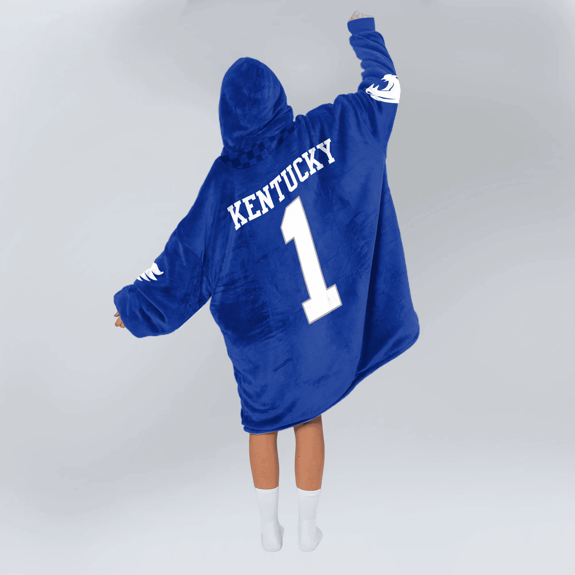 Adult #1 Kentucky Football Unisex Blanket Hoodie