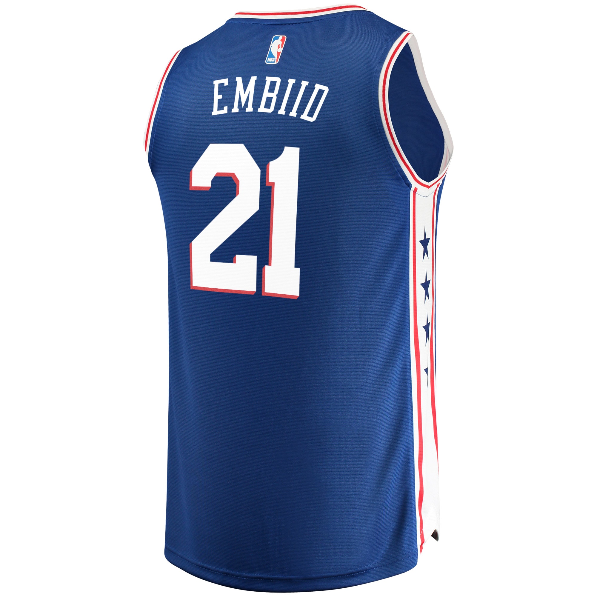 Joel Embiid Philadelphia 76ers  Fast Break Replica Team Color Player Jersey Royal - Icon Edition