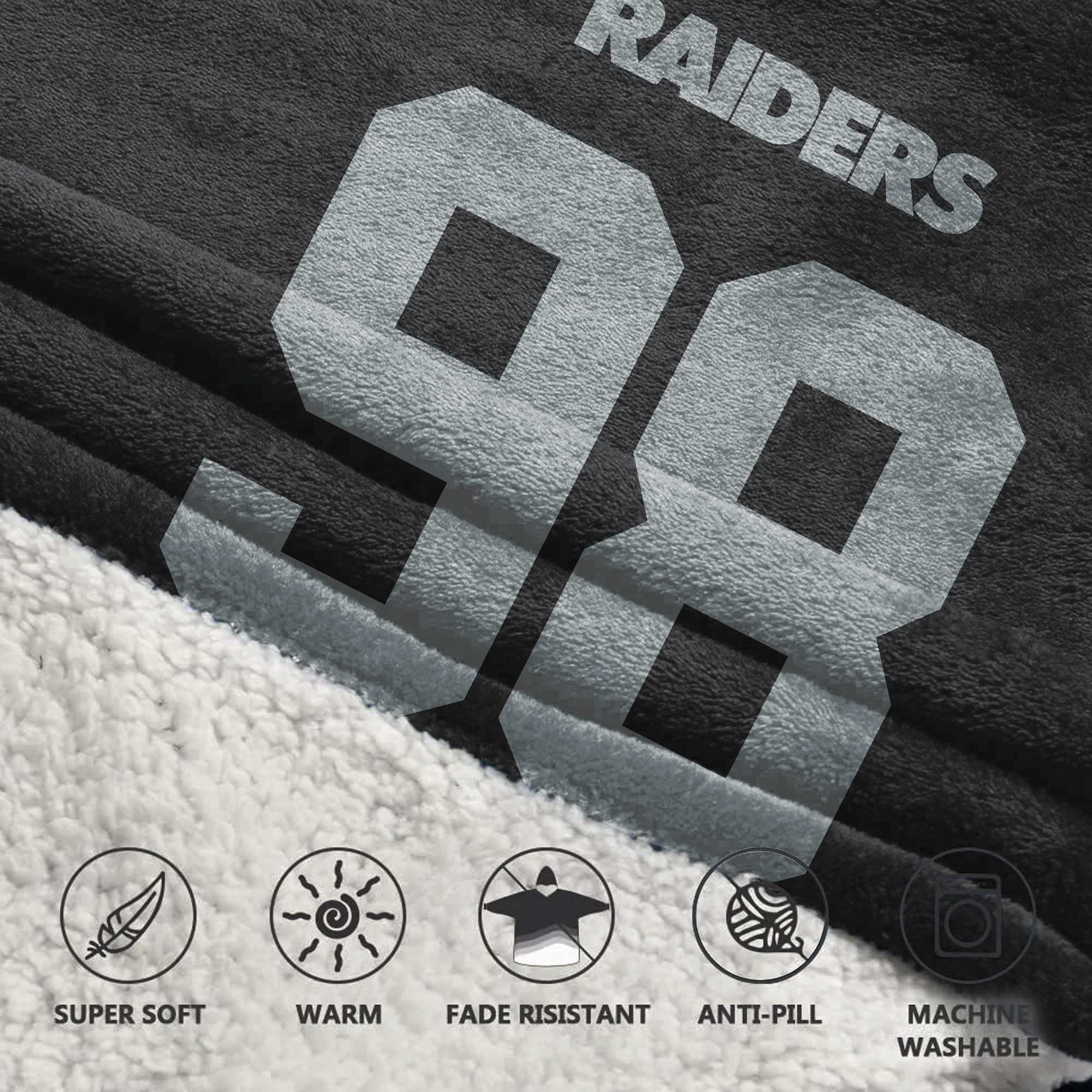 Adult M.C 98 Las Vegas Football Unisex Blanket Hoodie