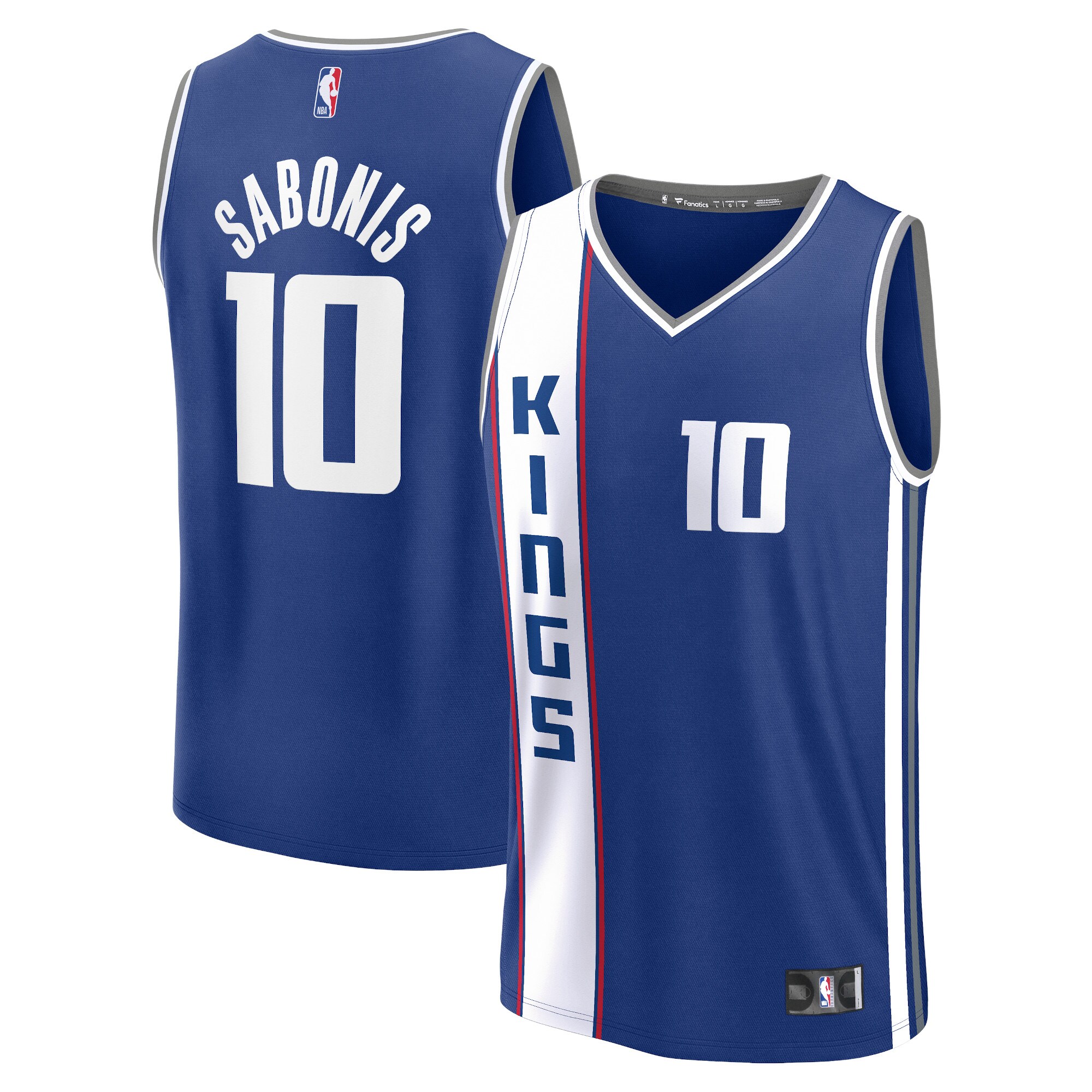 Youth Sacramento Kings Domantas Sabonis  Blue 2023/24 Fast Break Jersey - City Edition