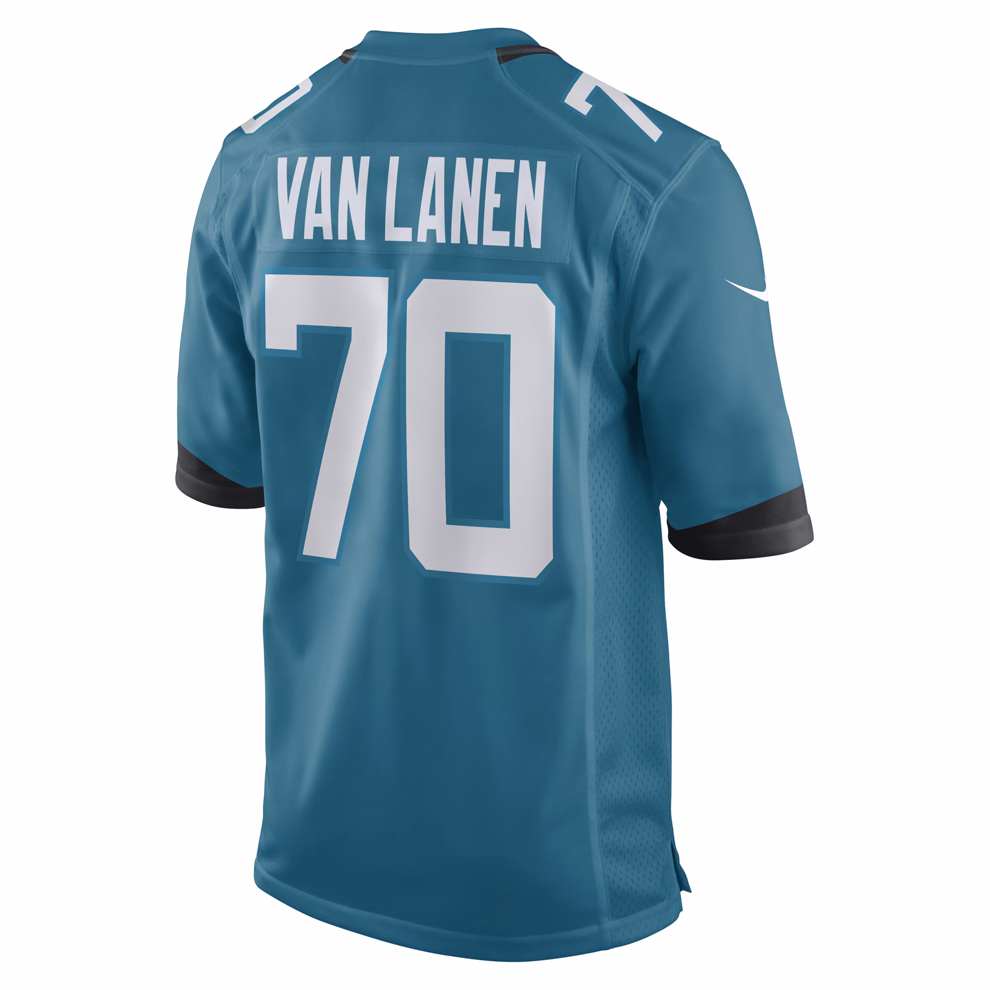Cole Van Lanen Jacksonville Jaguars Game Player Jersey - Teal