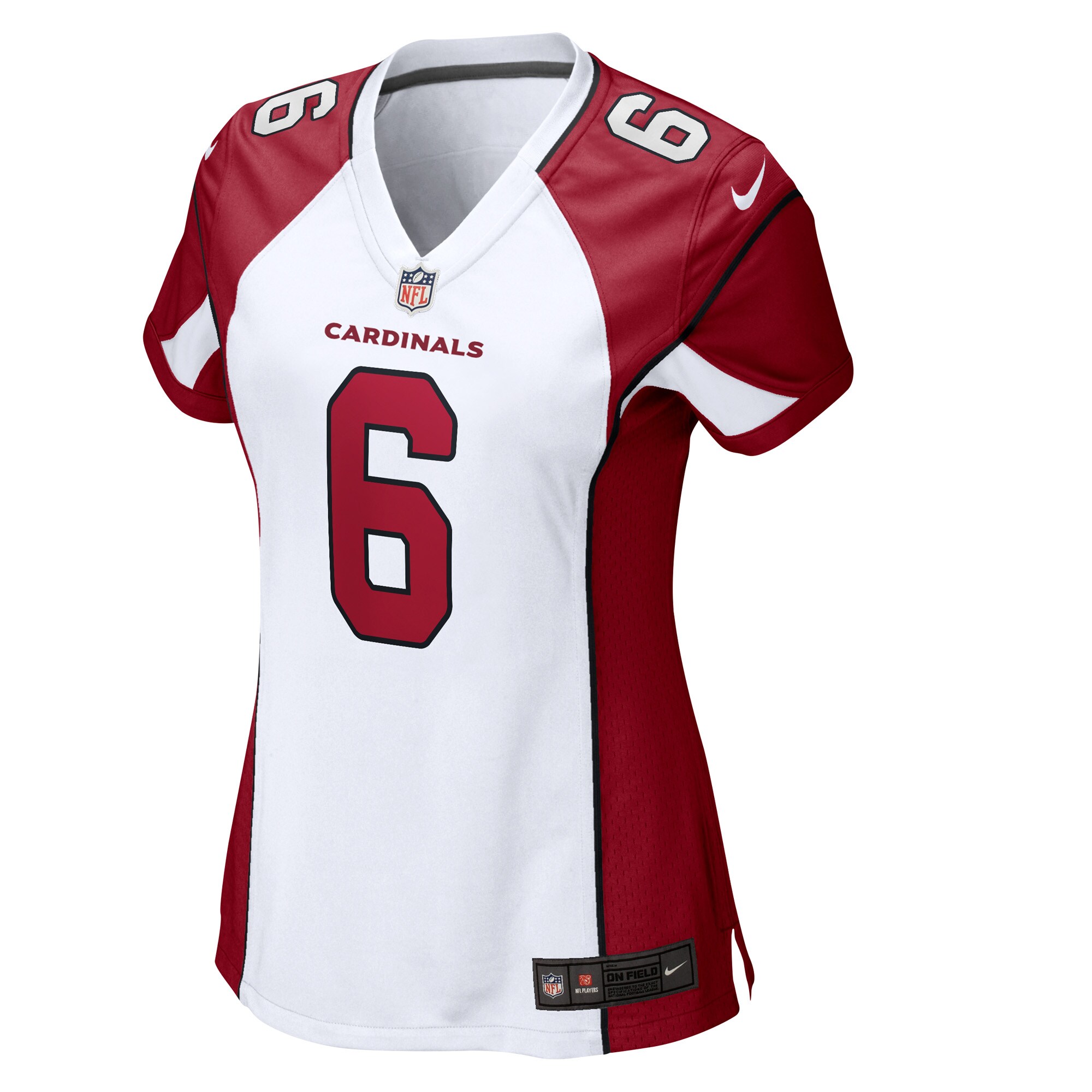 James Conner Arizona Cardinals  Women's Game Player Jersey - White