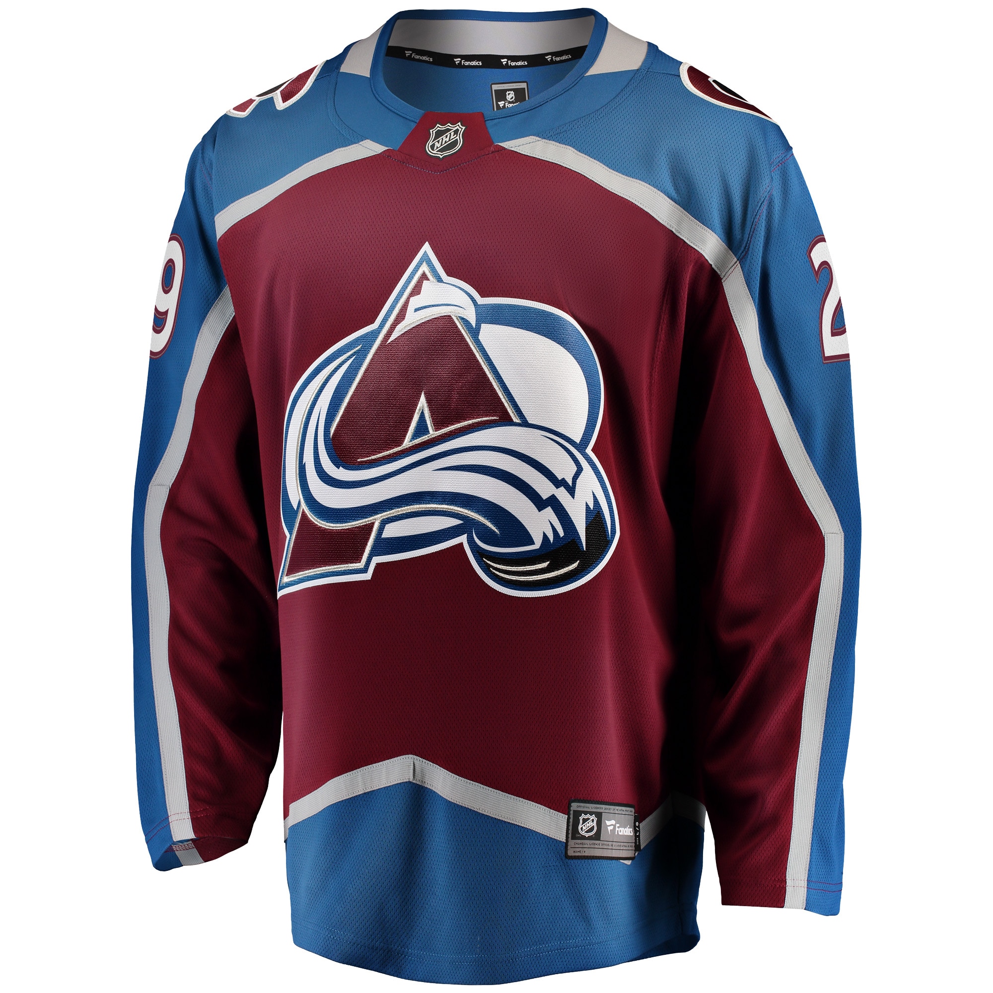 Nathan MacKinnon Colorado Avalanche Breakaway Player Jersey - Burgundy