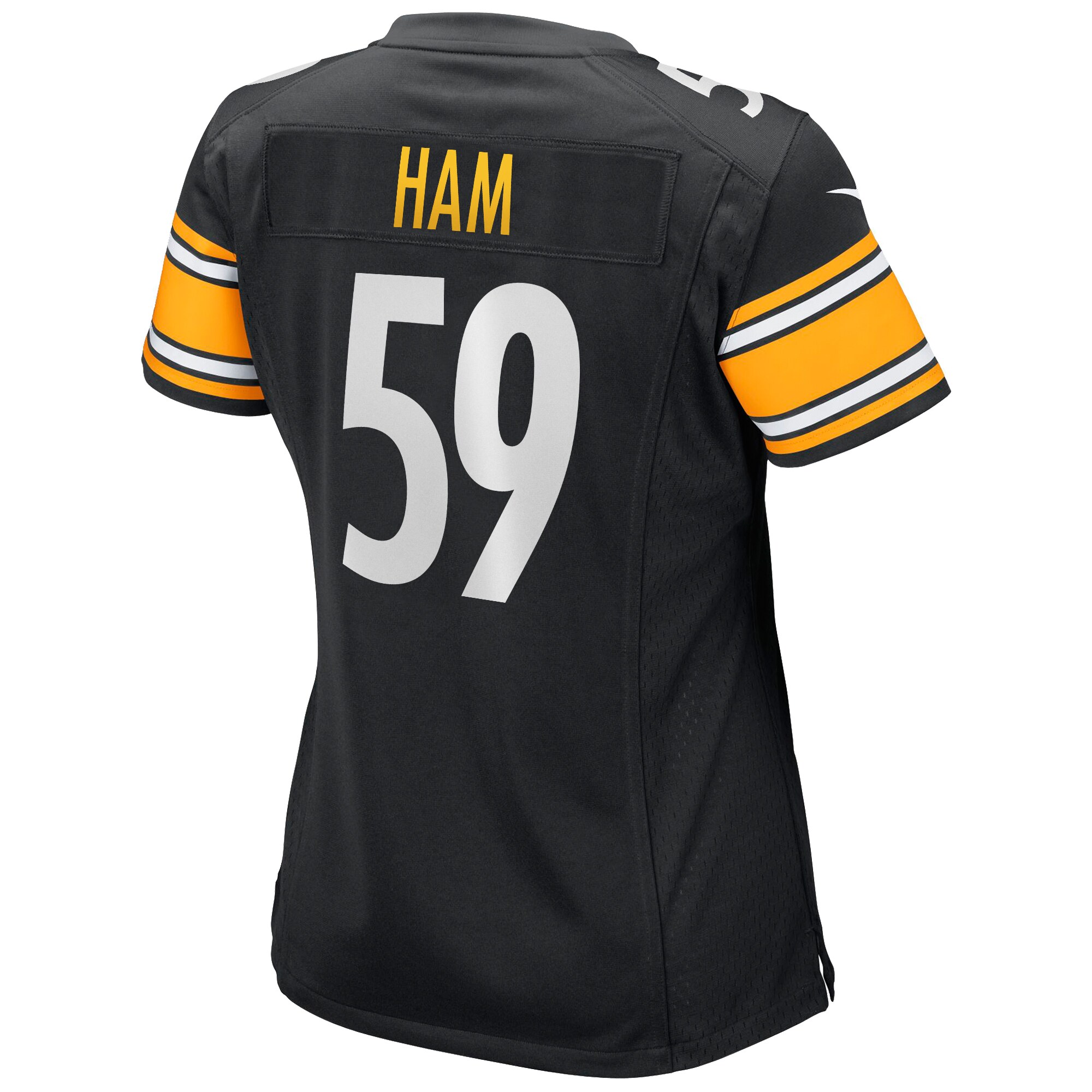 Jack Ham Pittsburgh Steelers Women's Game Retired Player Jersey - Black