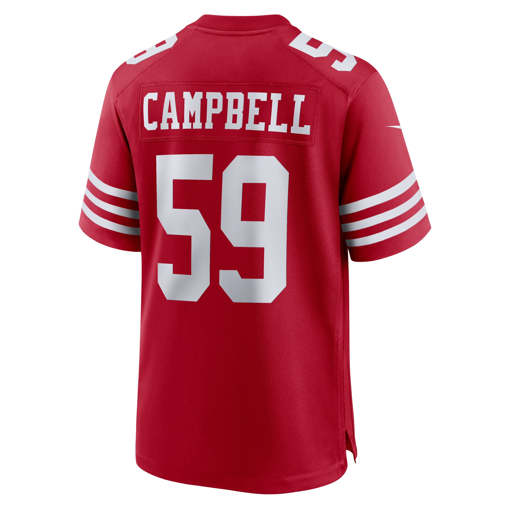 De'Vondre Campbell San Francisco 49ers Team Game Jersey -  Scarlet