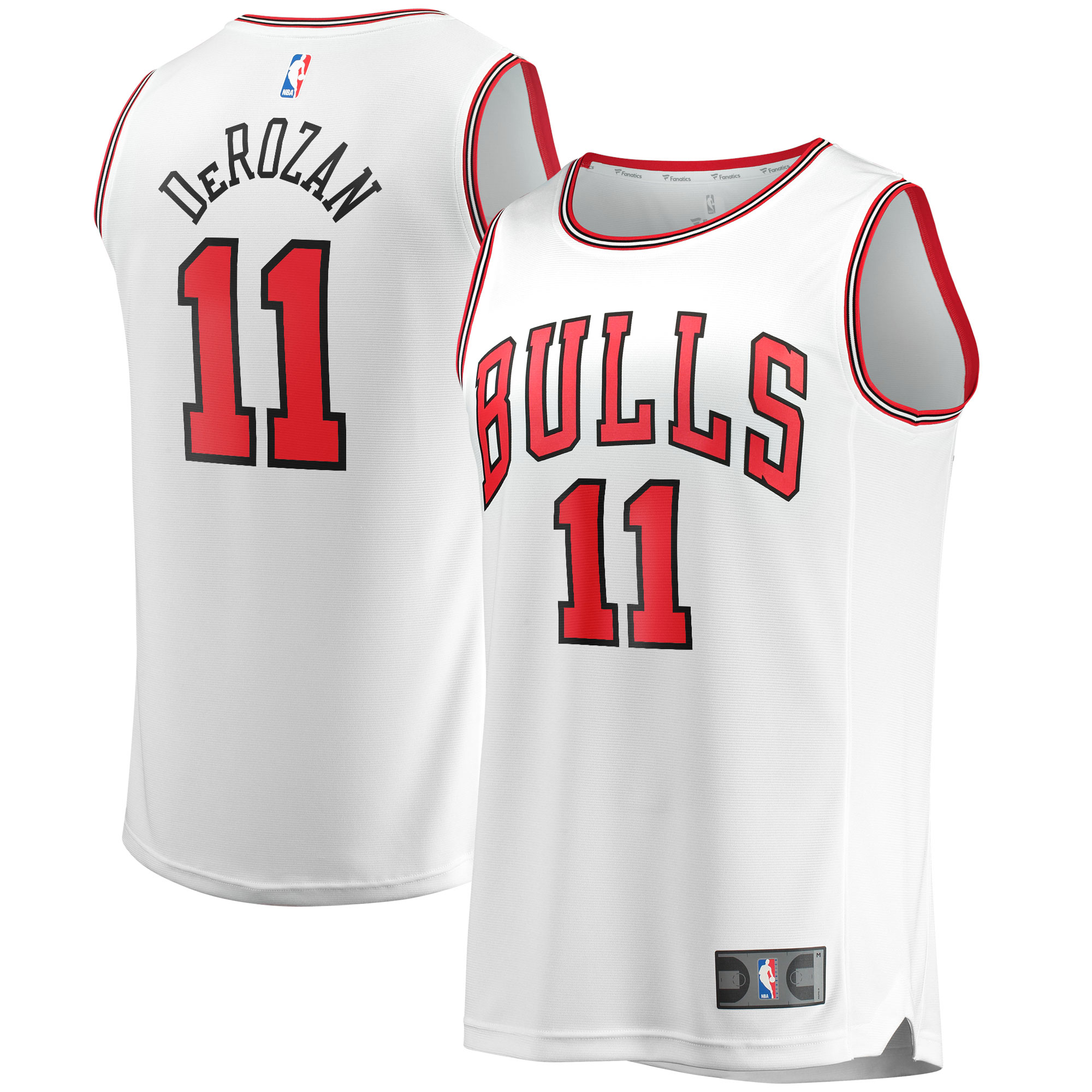DeMar DeRozan Chicago Bulls  Youth 2021/22 Fast Break Jersey White - Association Edition