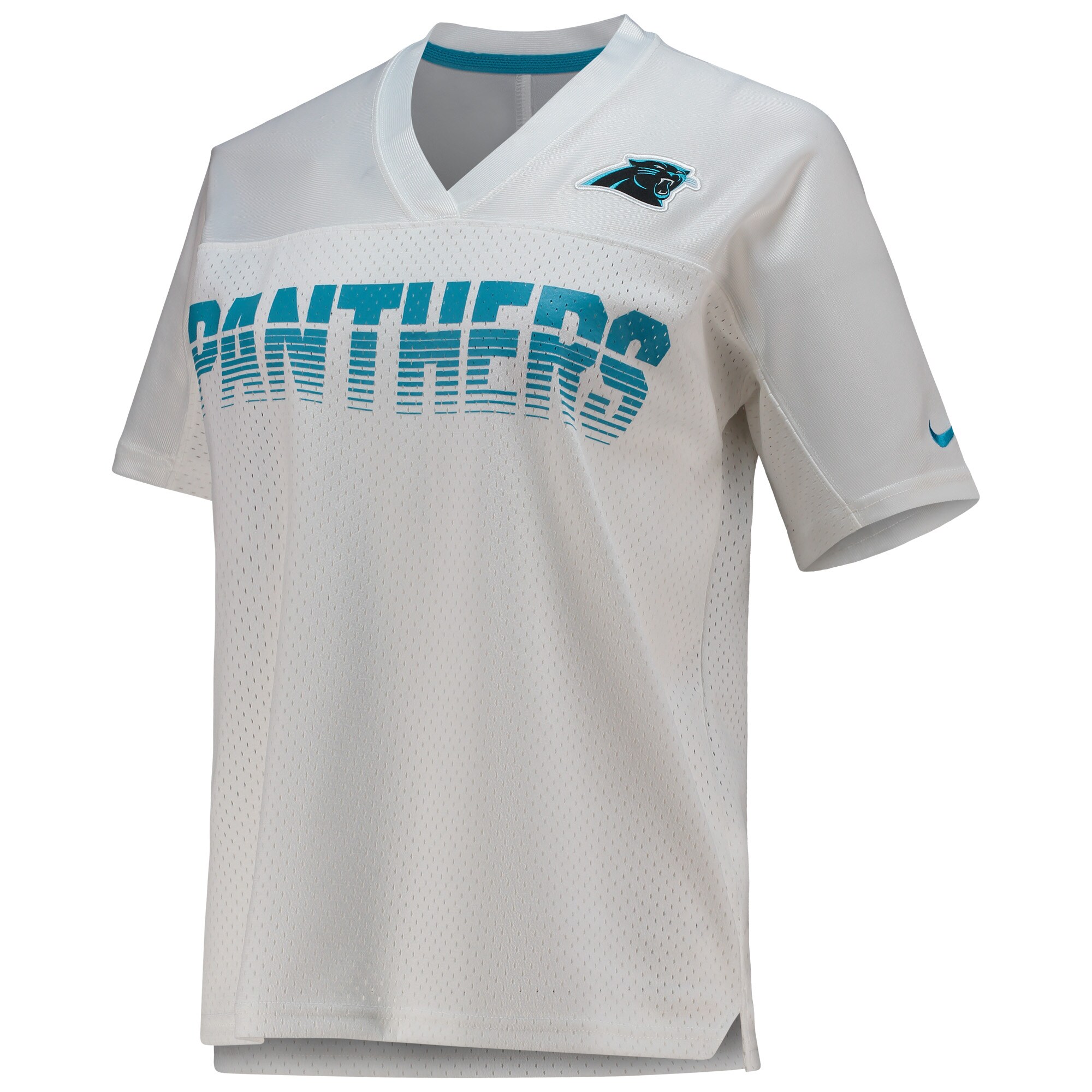 Carolina Panthers Women's Fan Replica Jersey - White