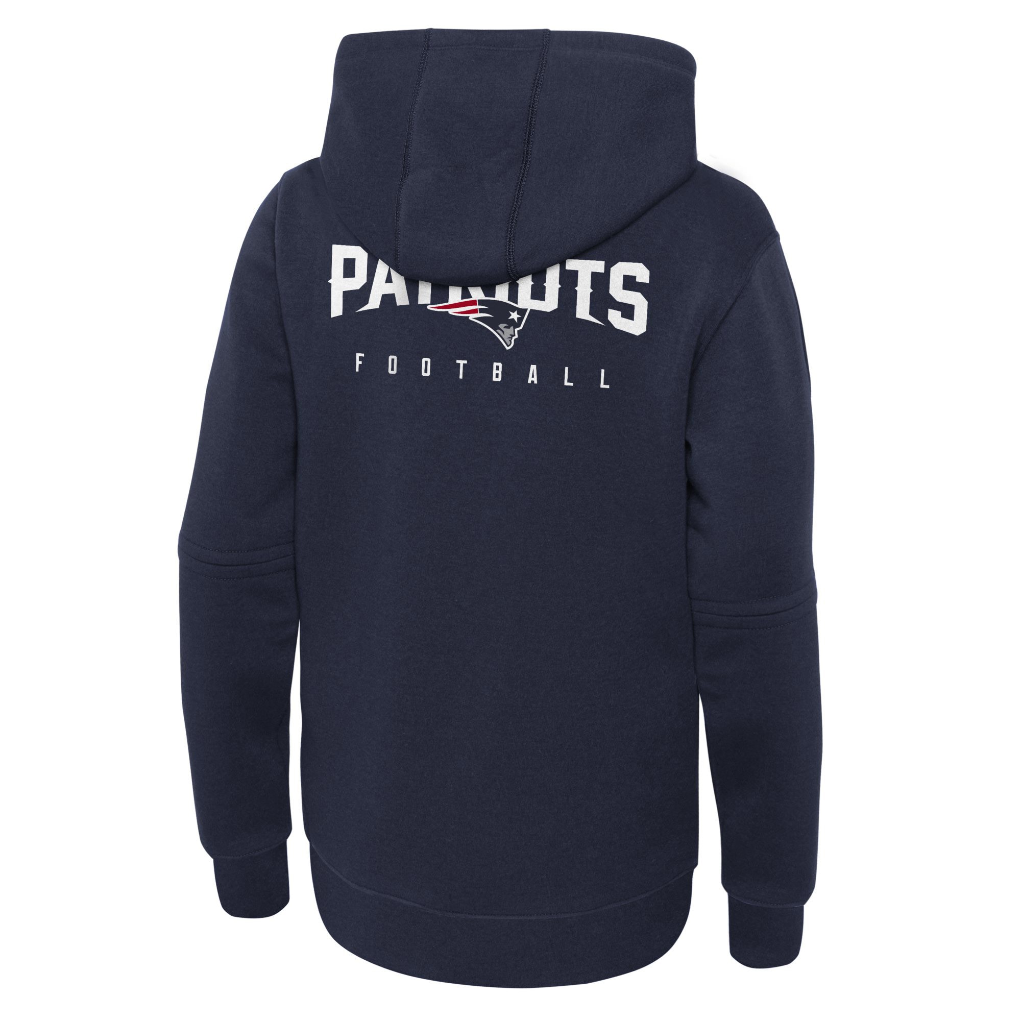 New England Patriots  Youth 2023 Sideline Club Fleece Pullover Hoodie - Navy