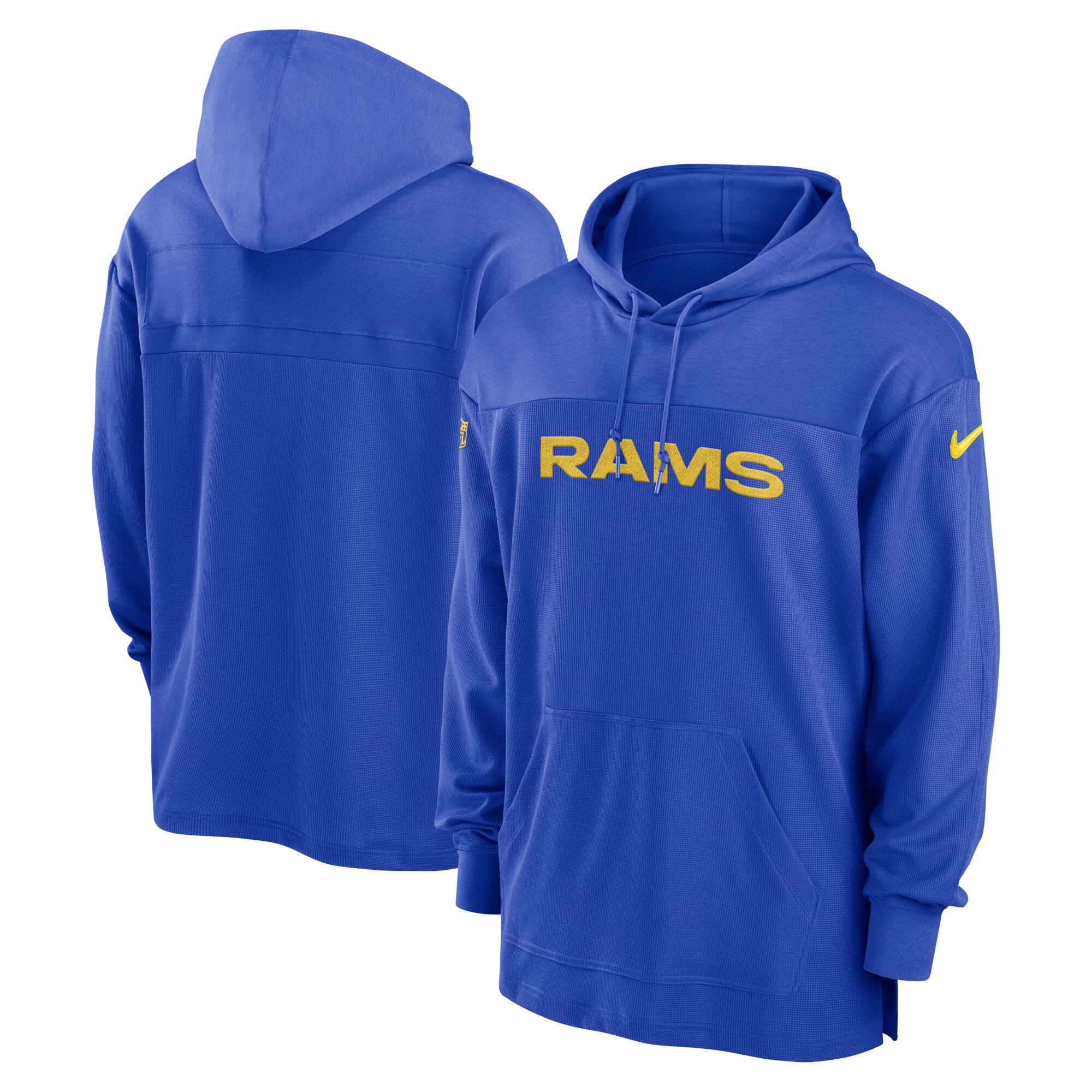 Los Angeles Rams  2023 Sideline Lightweight Performance Hooded Top - Royal