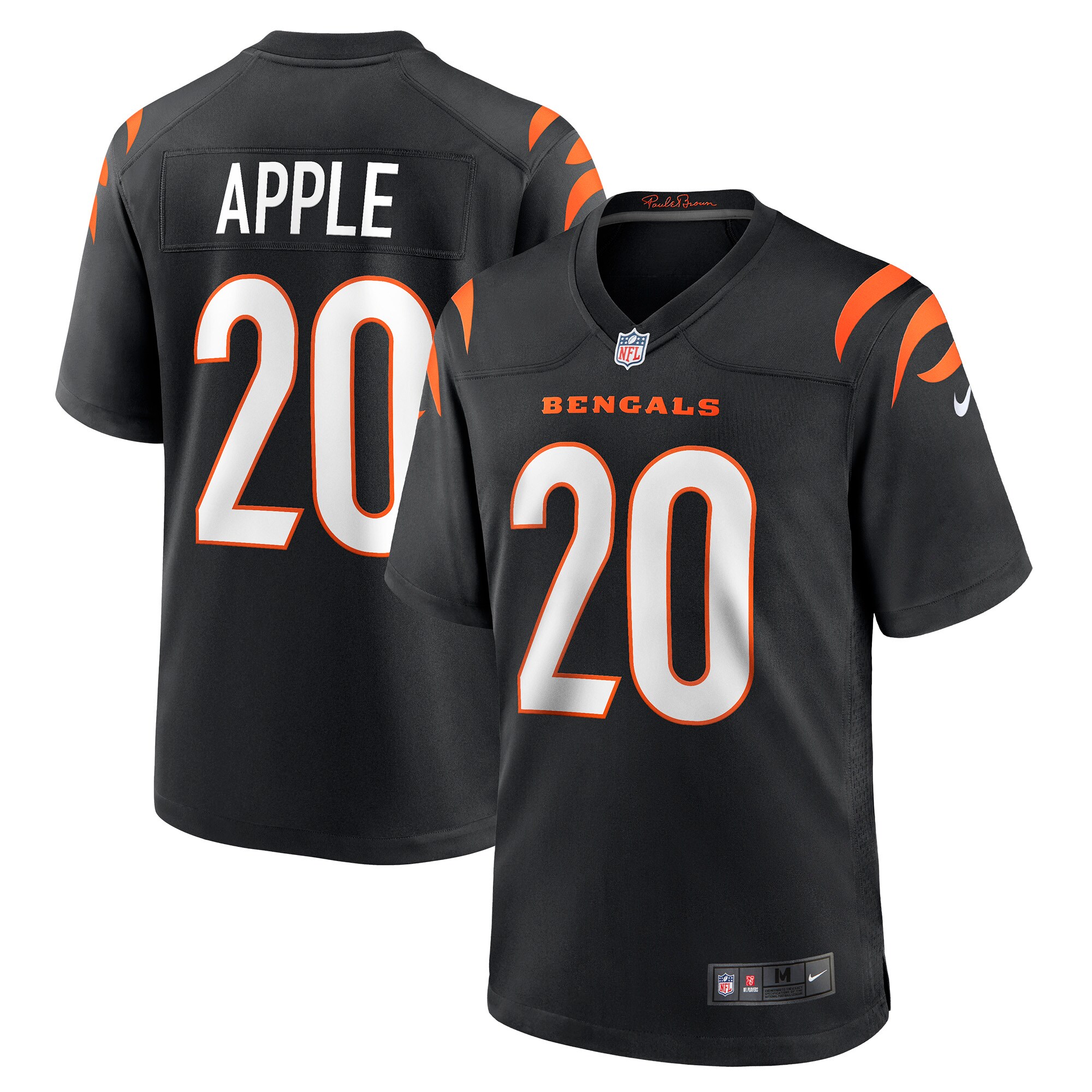 Eli Apple Cincinnati Bengals  Game Jersey - Black