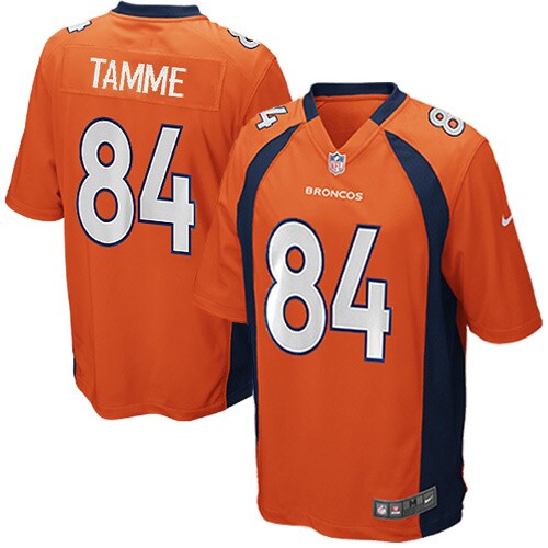 Jacob Tamme Denver Broncos  Youth Team Color Game Jersey - Orange