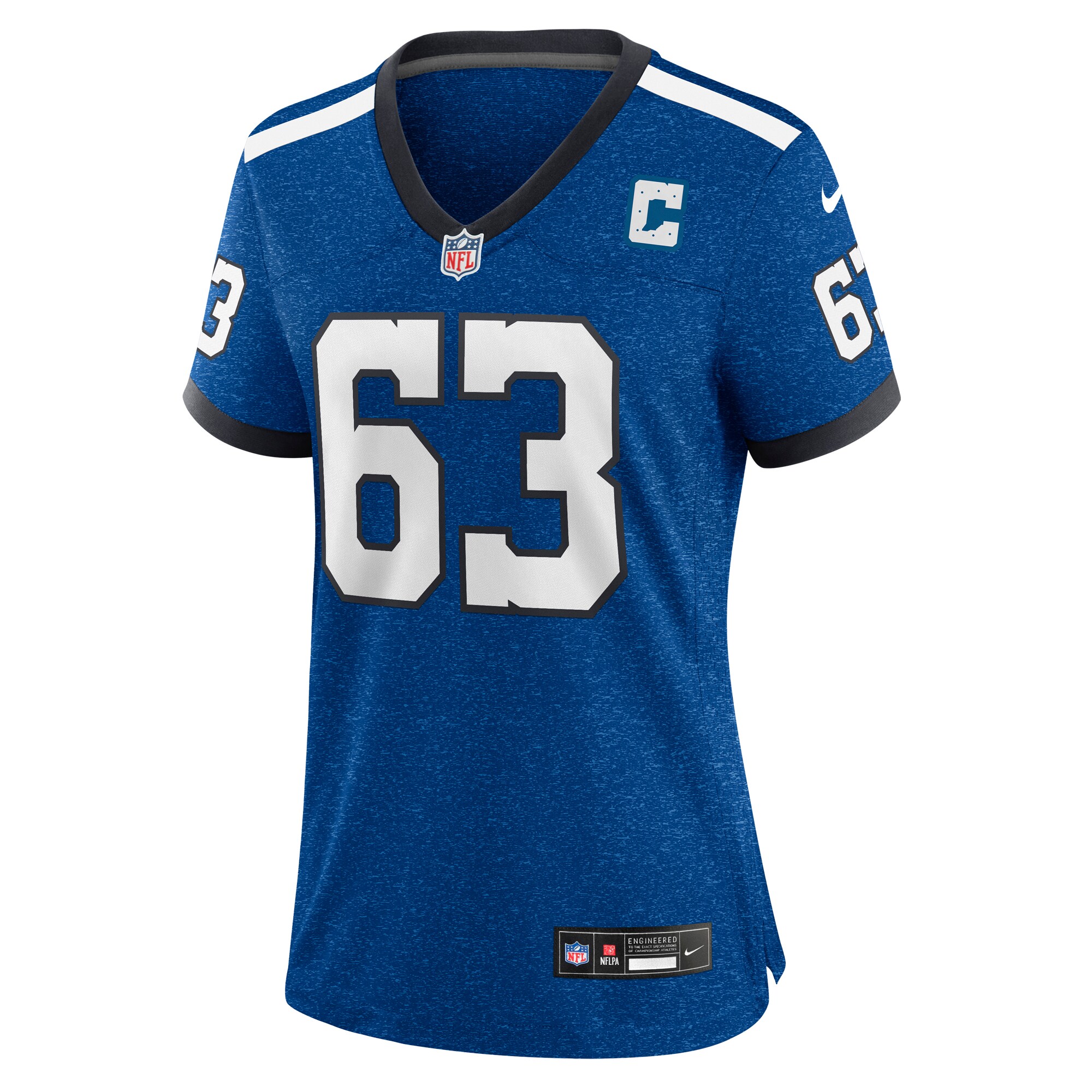 Jeff Saturday Indianapolis Colts  Women's Indiana Nights Alternate Game Jersey - Royal