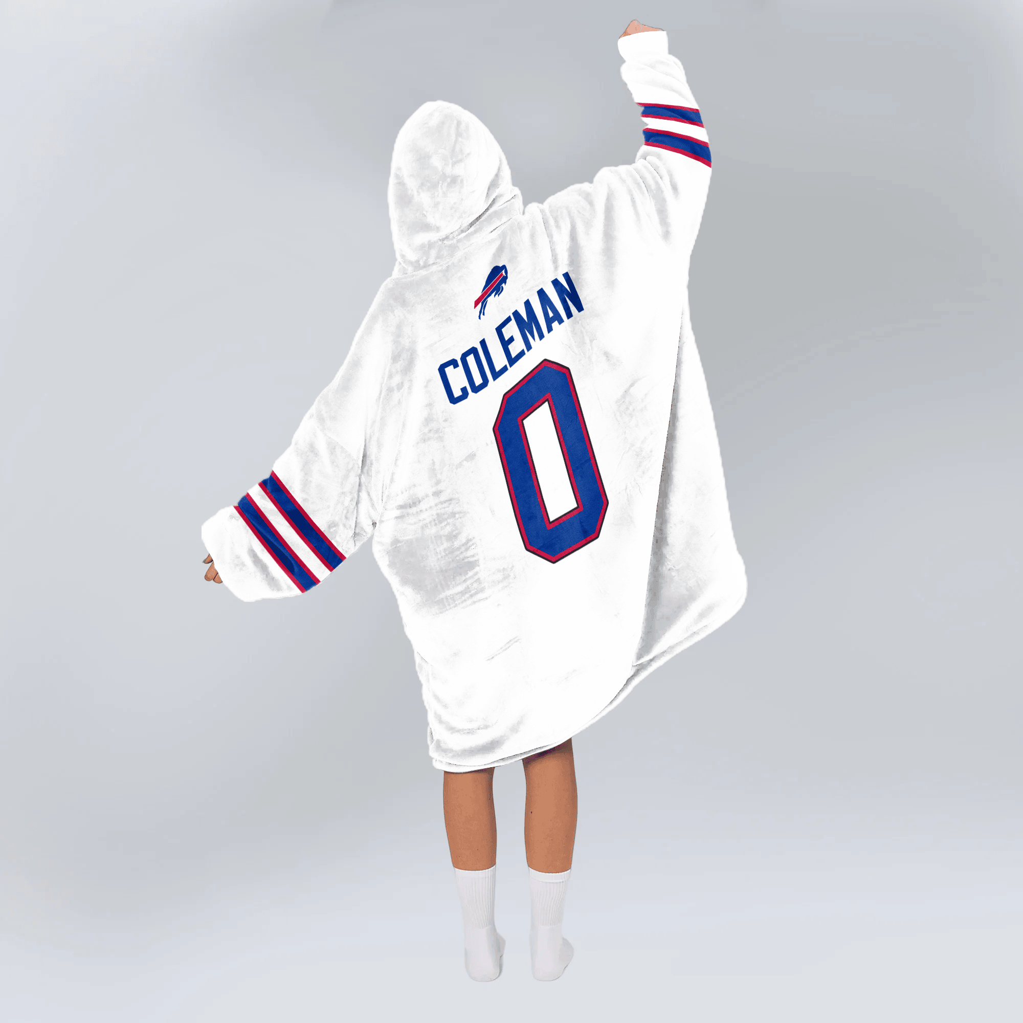 K.C 0 Buffalo Football Unisex Blanket Hoodie