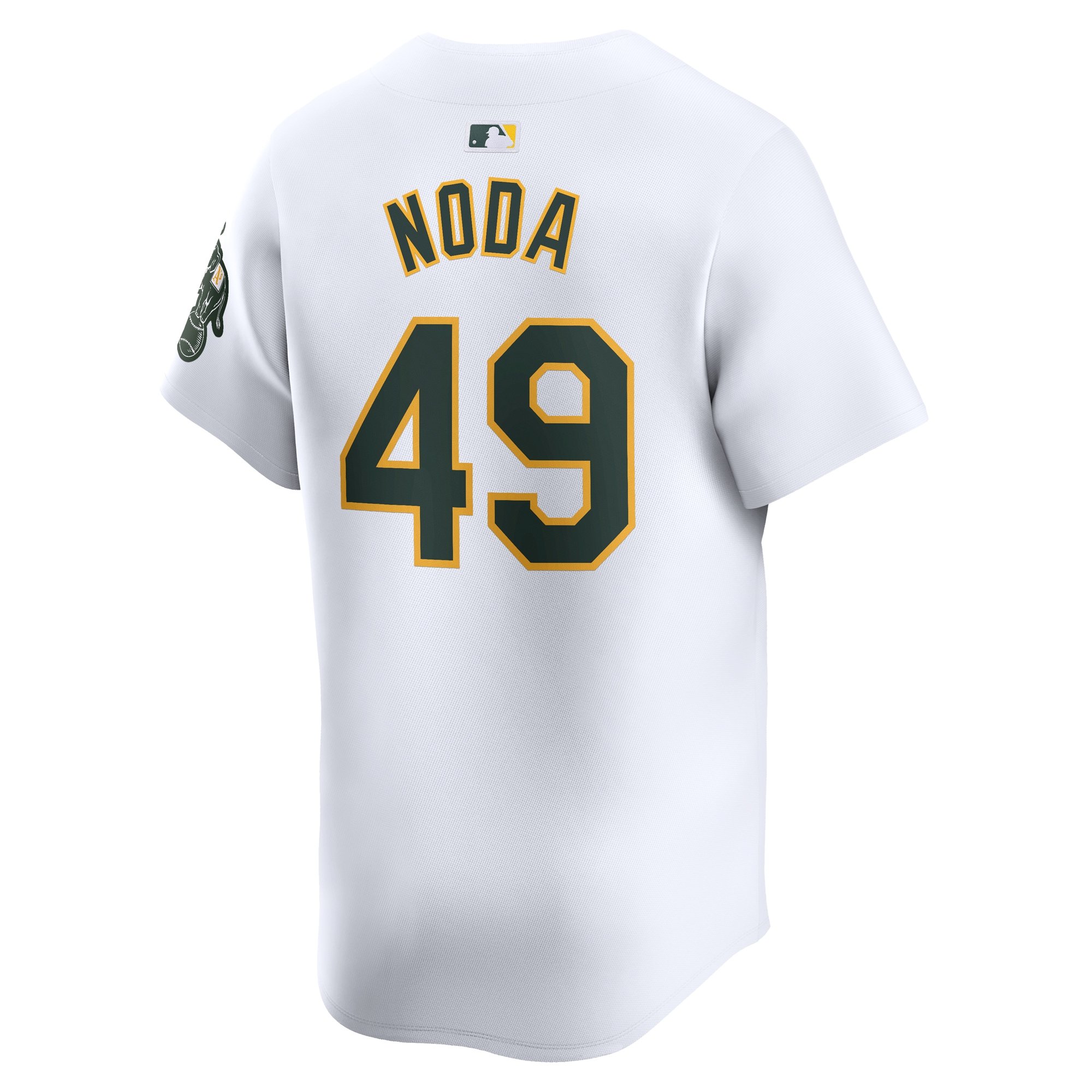 Men's Oakland Athletics Ryan Noda  White Home Limited Player Jersey