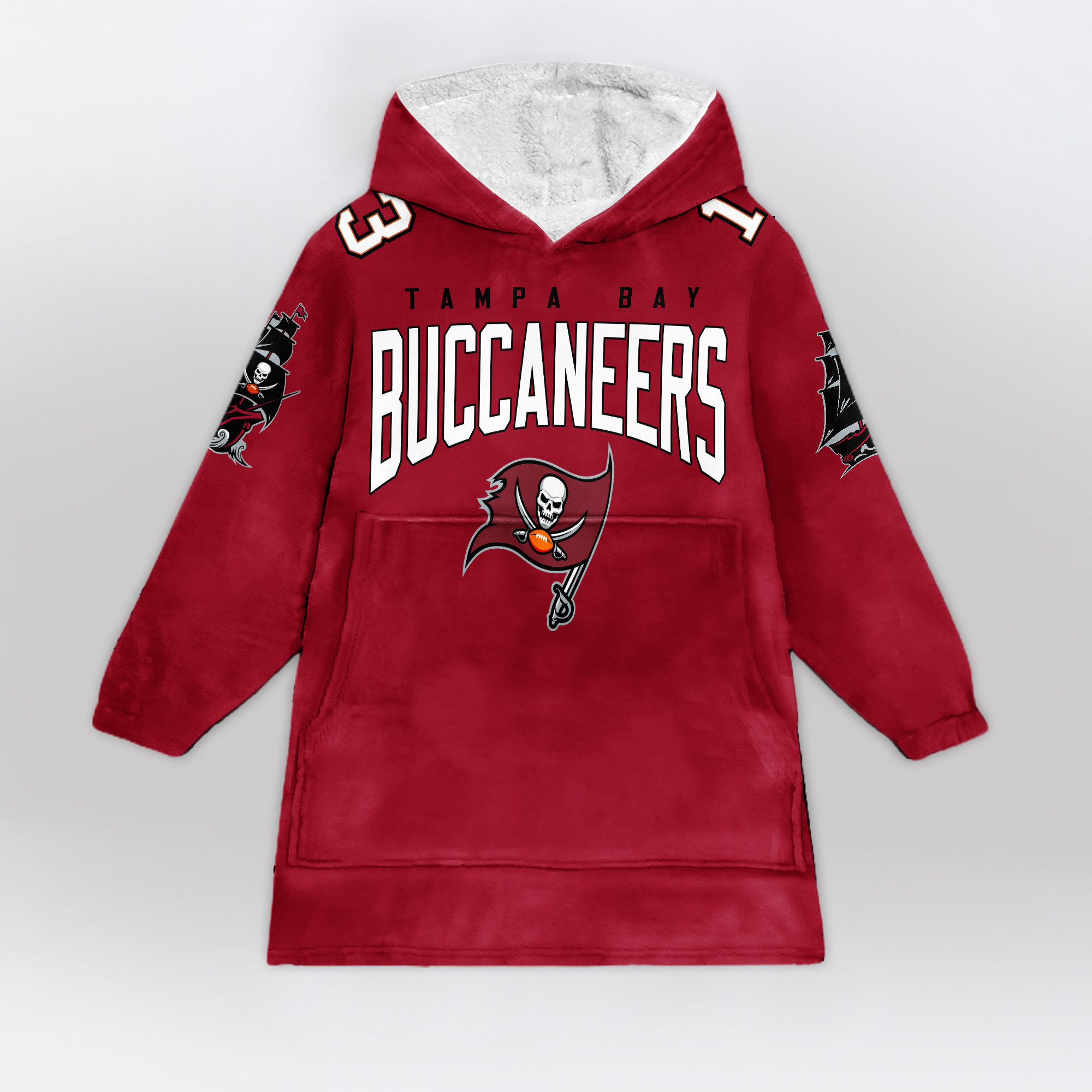 Kid M.E. 13 Tampa Bay Football Unisex Blanket Hoodie