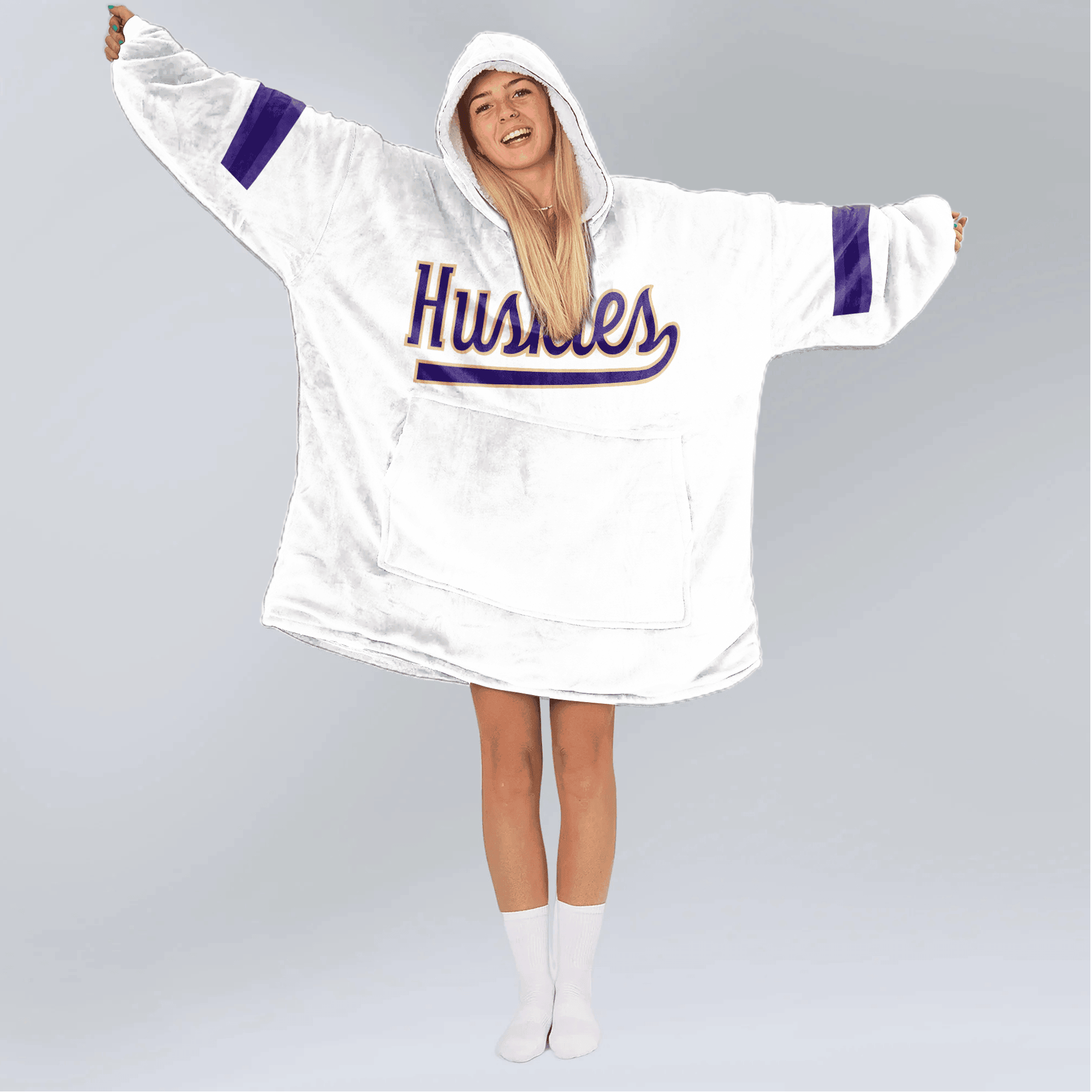 Adult 1 Washington Football Unisex Blanket Hoodie