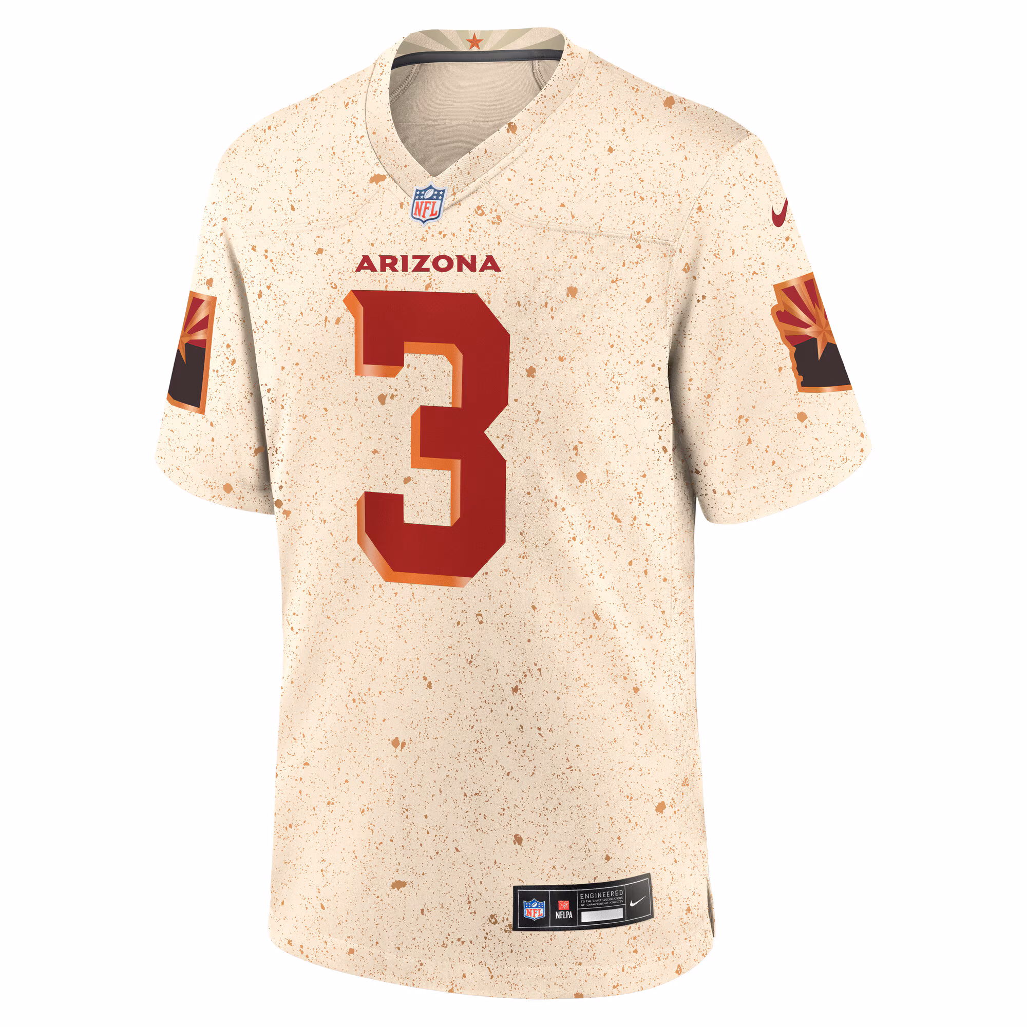 Budda Baker #3 Arizona Cardinals 2025 Rivalries Collection Game Jersey - Natural