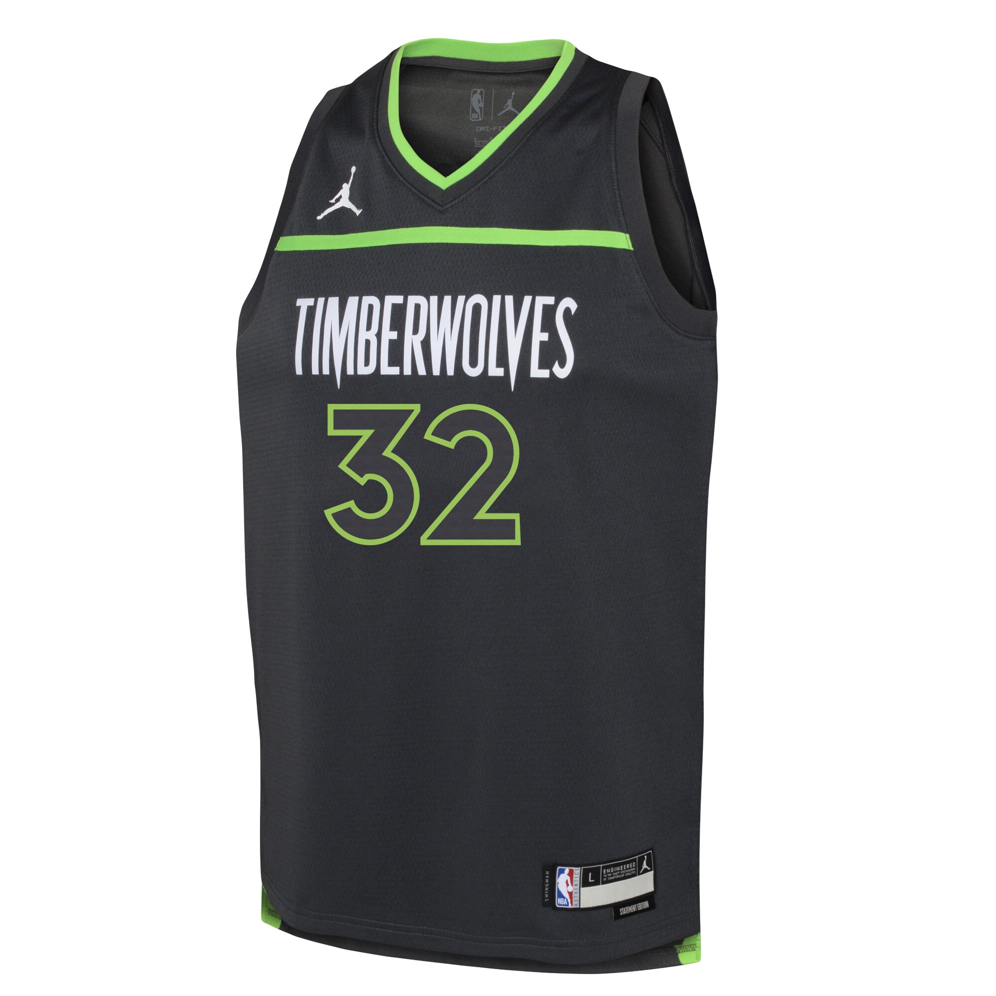 Karl-Anthony Towns Minnesota Timberwolves  Youth Swingman Jersey - Statement Edition - Black