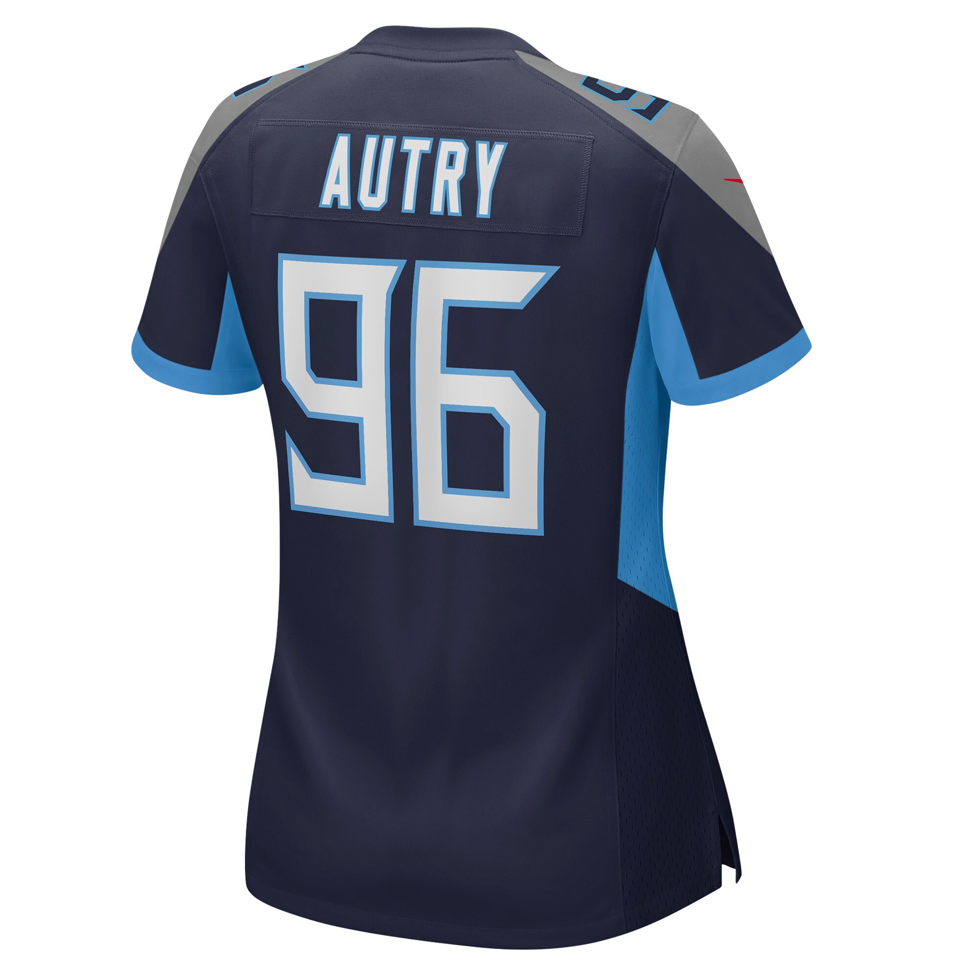 Denico Autry Tennessee Titans  Women's Game Jersey - Navy