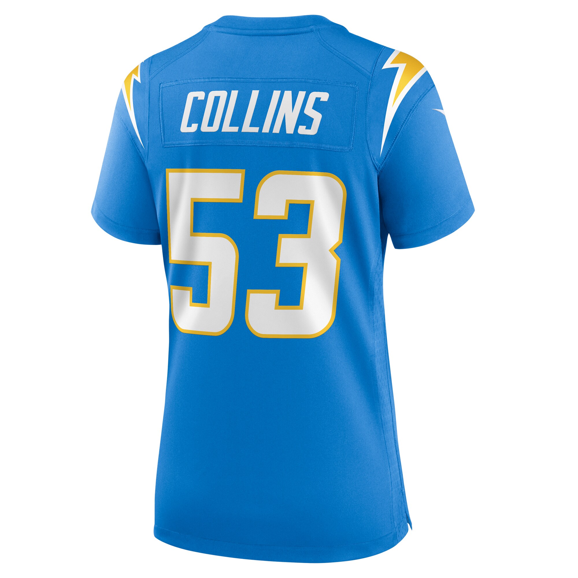 Chris Collins Los Angeles Chargers Women's Team Game Jersey -  Powder Blue