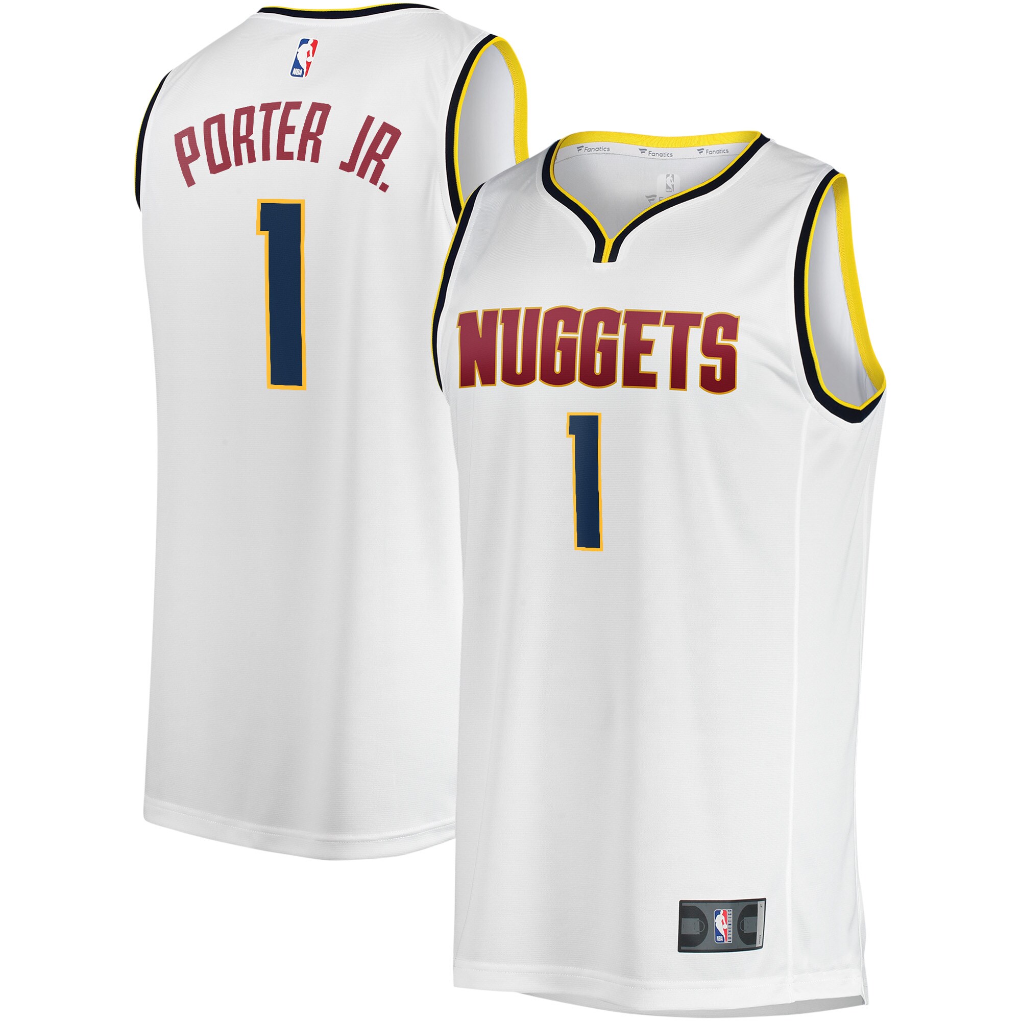 Michael Porter Jr. Denver Nuggets  Youth Fast Break Player Jersey - Association Edition - White