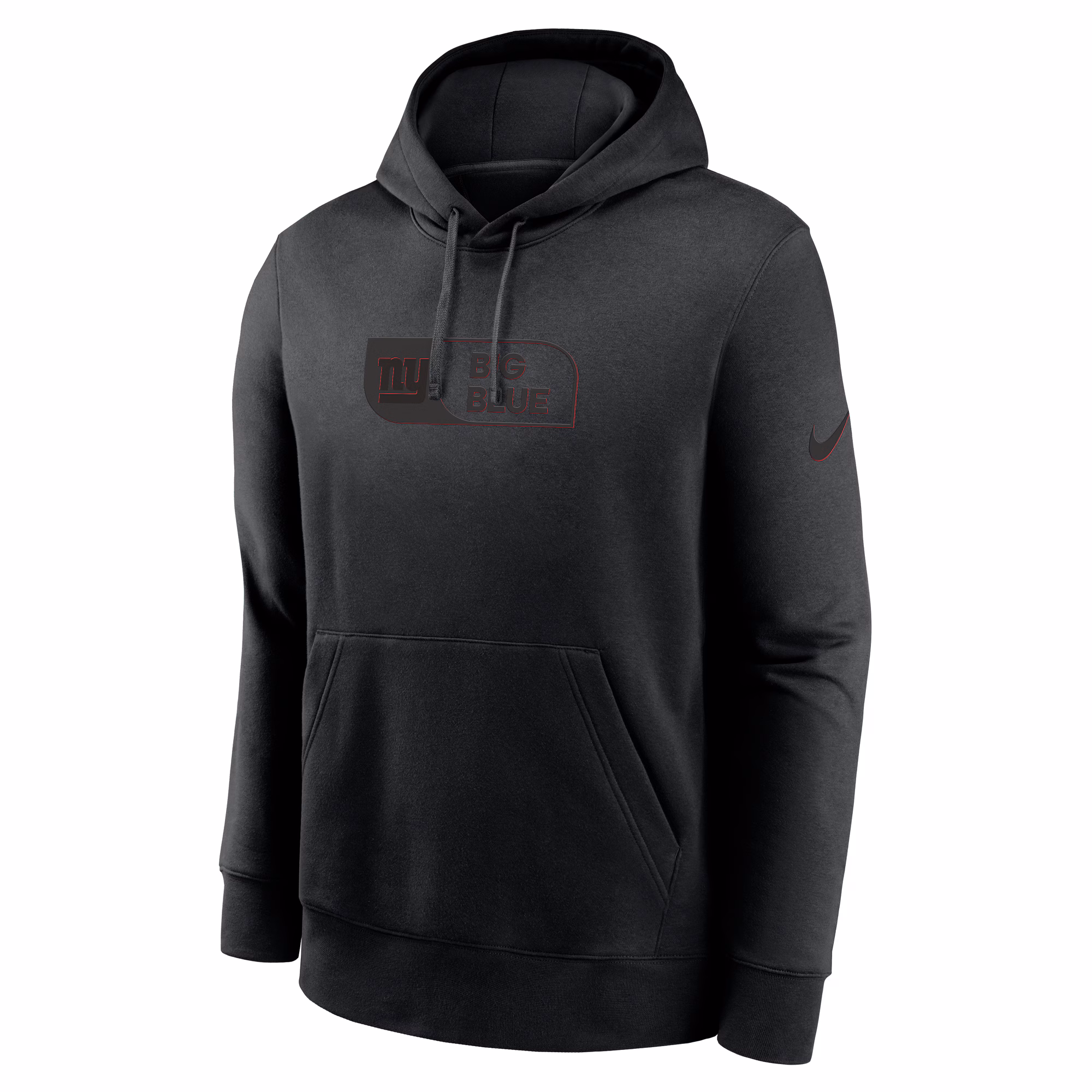 New York Giants Edge Club Pullover Hoodie - Black
