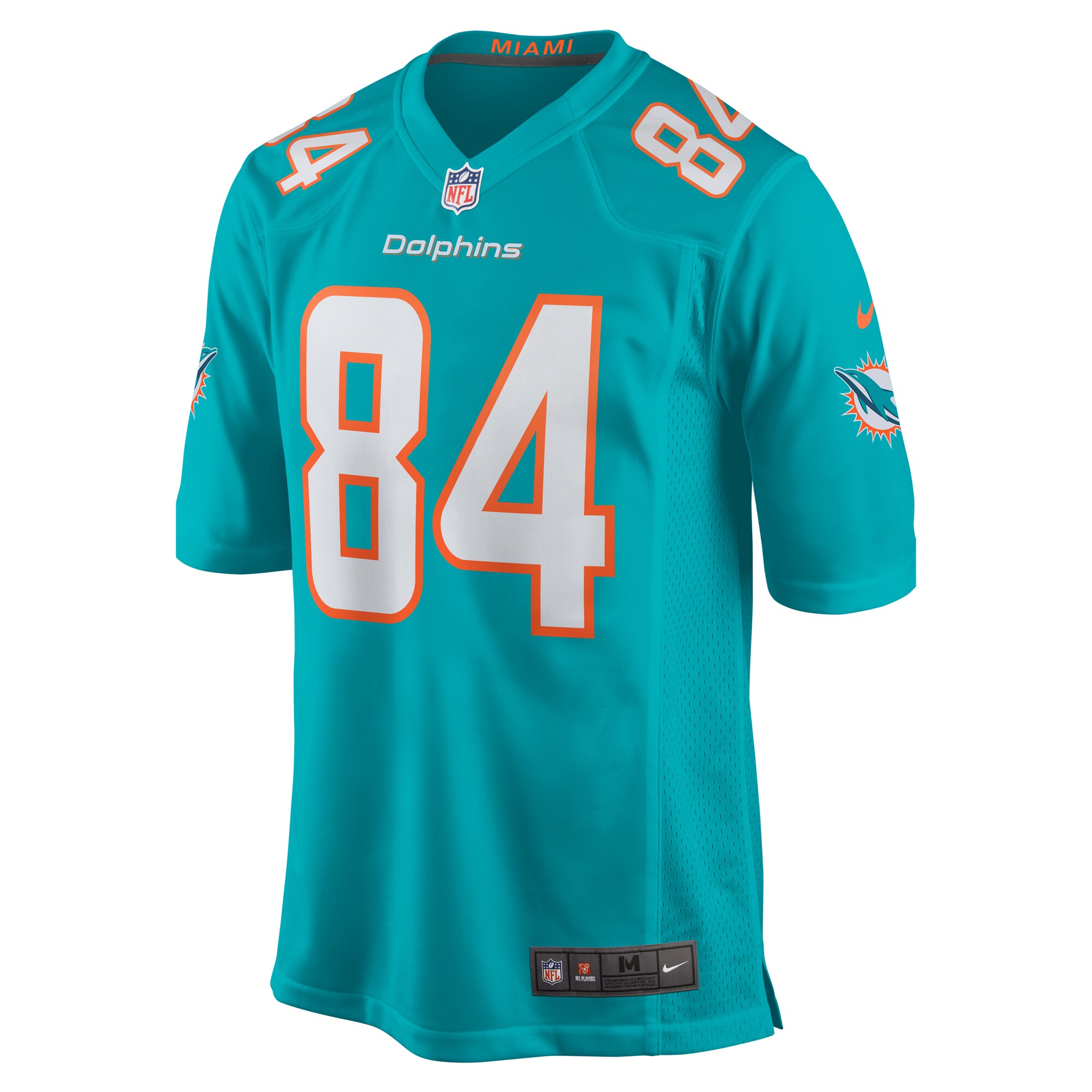 Anthony Schwartz Miami Dolphins Team Game Jersey -  Aqua