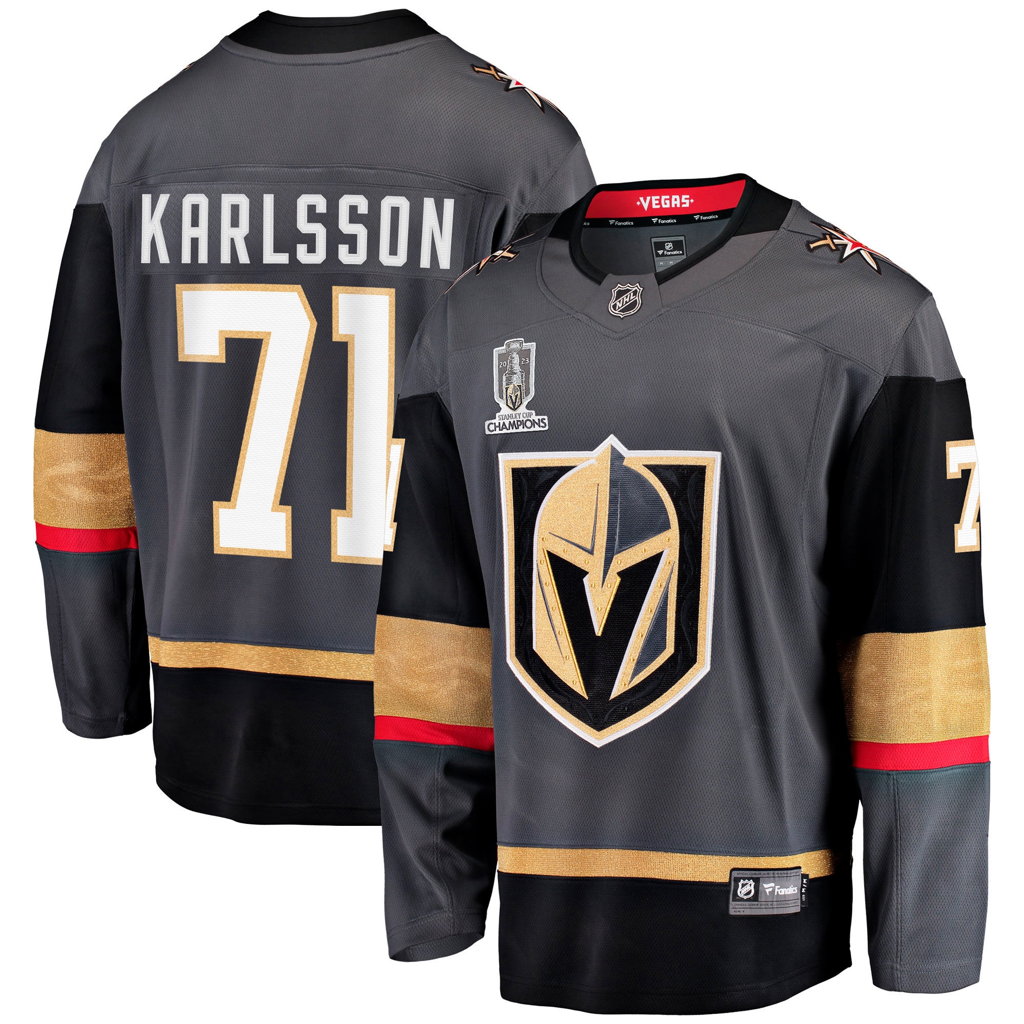 William Karlsson Vegas Golden Knights 2023 Stanley Cup Champions Alternate Breakaway Player Jersey - Black