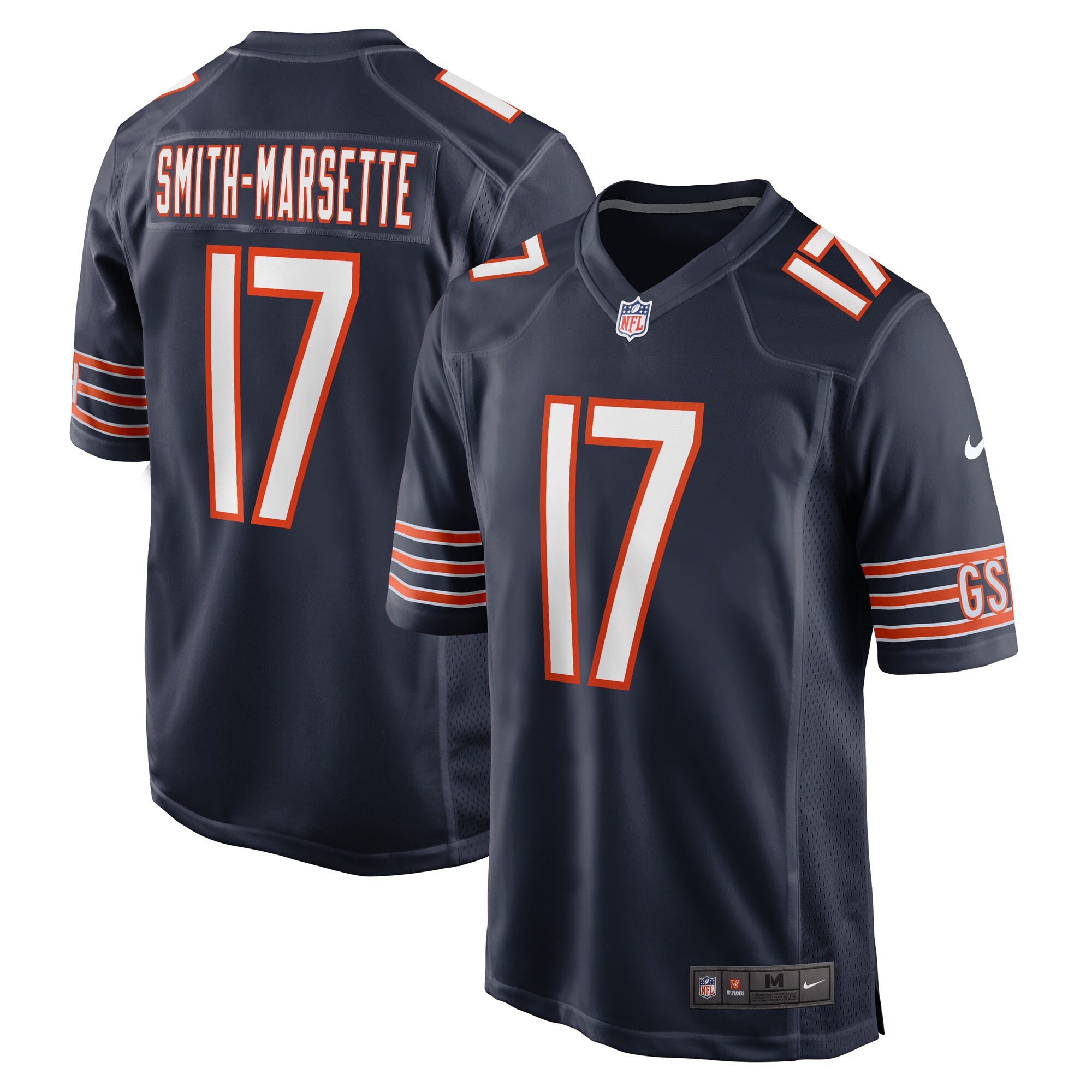 Ihmir Smith-Marsette Chicago Bears  Game Player Jersey - Navy