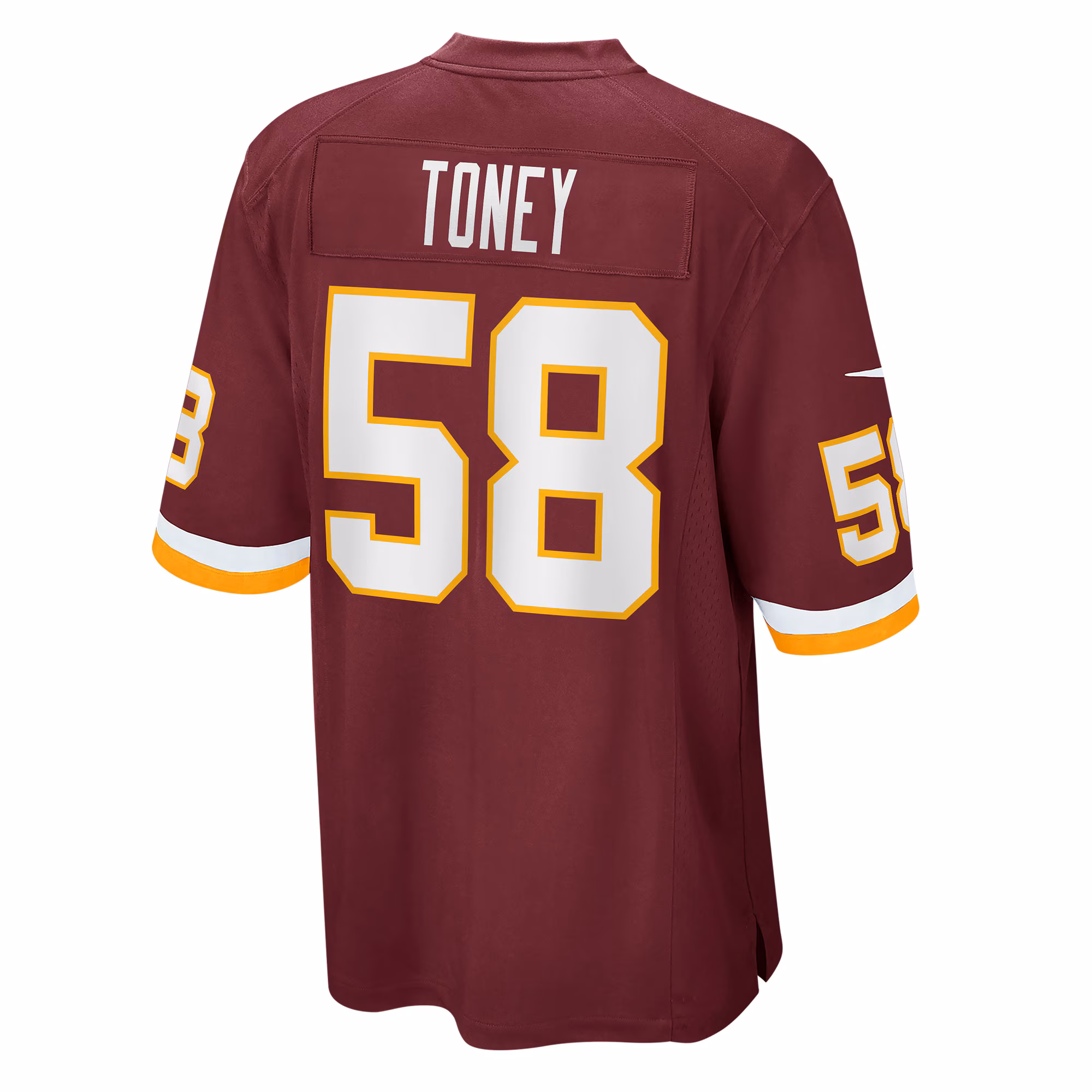 Shaka Toney Washington Football Team Game Jersey - Burgundy