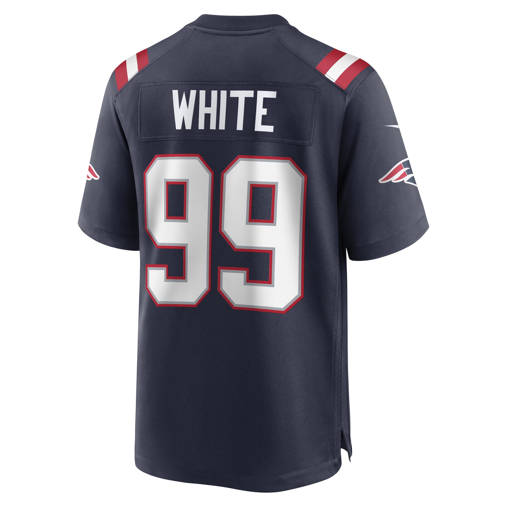 Keion White New England Patriots 2023 NFL Draft Pick Game Jersey - Navy