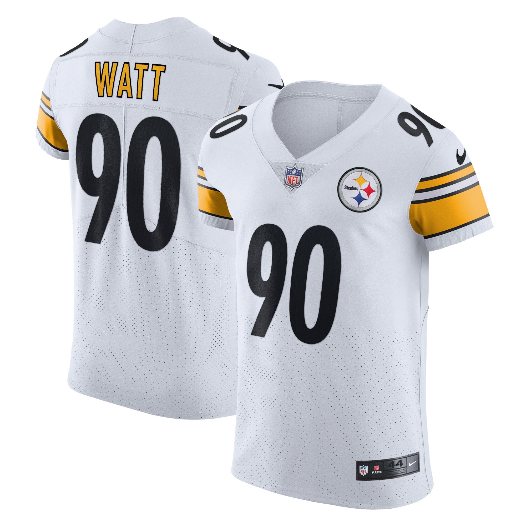 T.J. Watt #90 Pittsburgh Steelers  Vapor Elite Player Jersey - White
