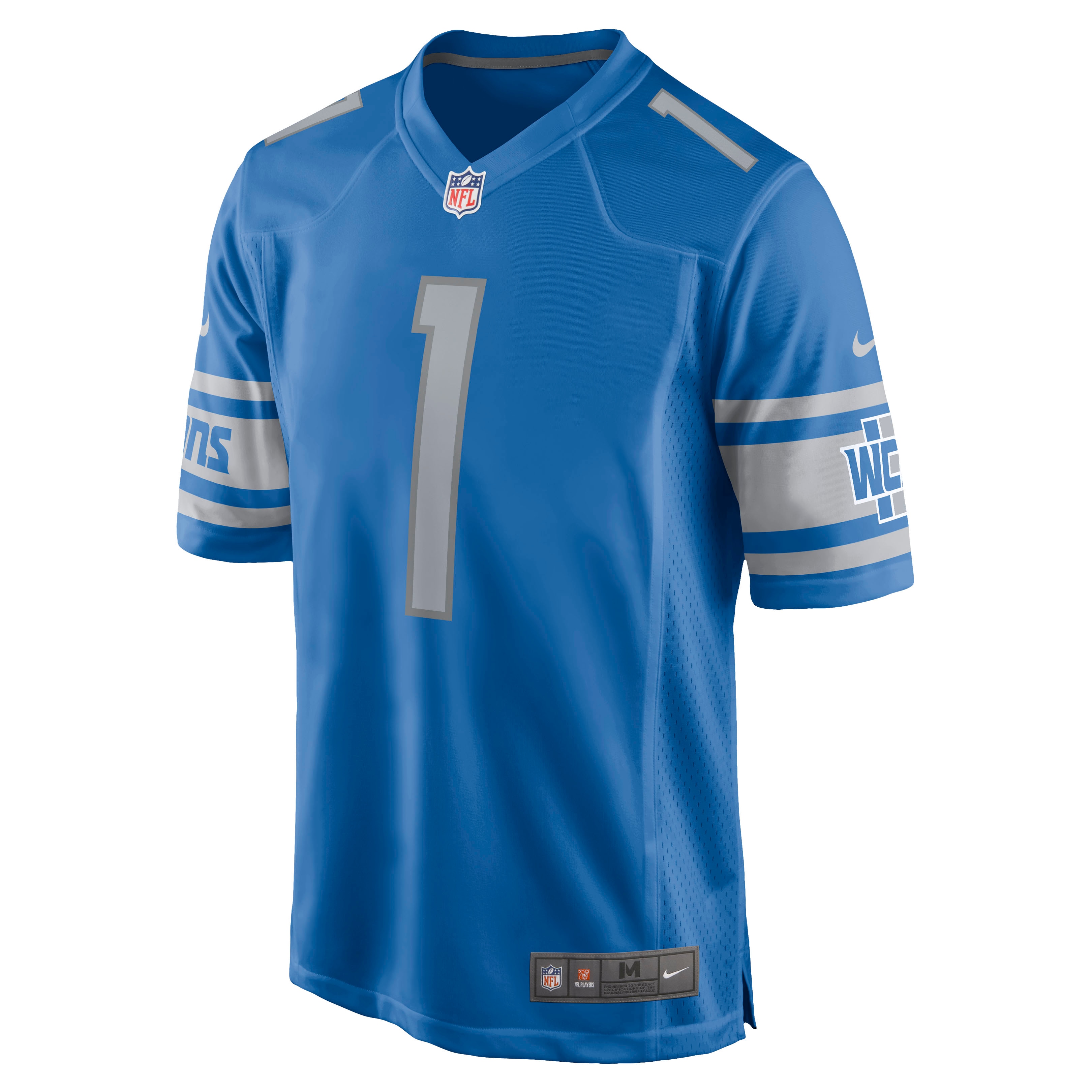 Jeff Okudah Detroit Lions  Game Jersey - Blue