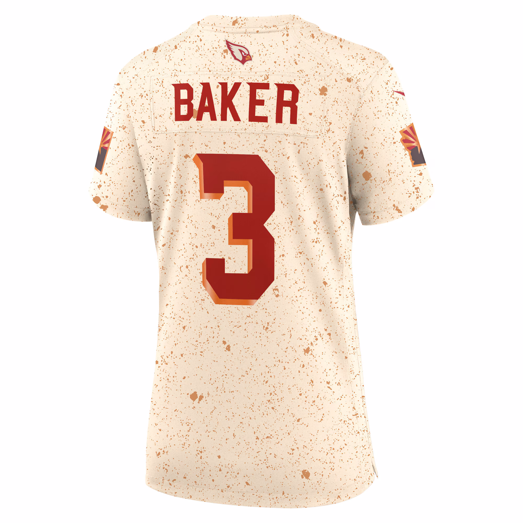 Budda Baker #3 Arizona Cardinals Women's 2025 Rivalries Collection Game Jersey - Natural
