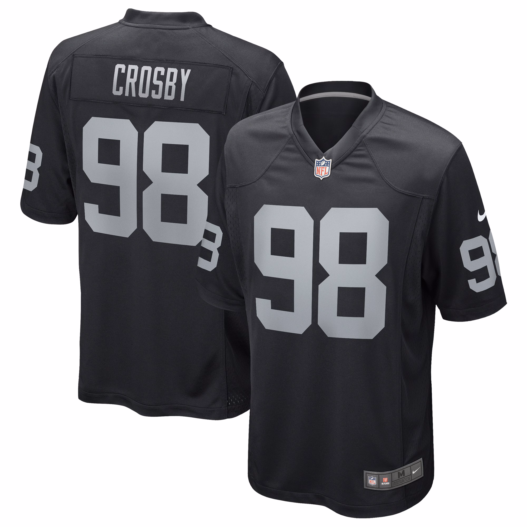 Maxx Crosby Las Vegas Raiders Game Jersey - Black