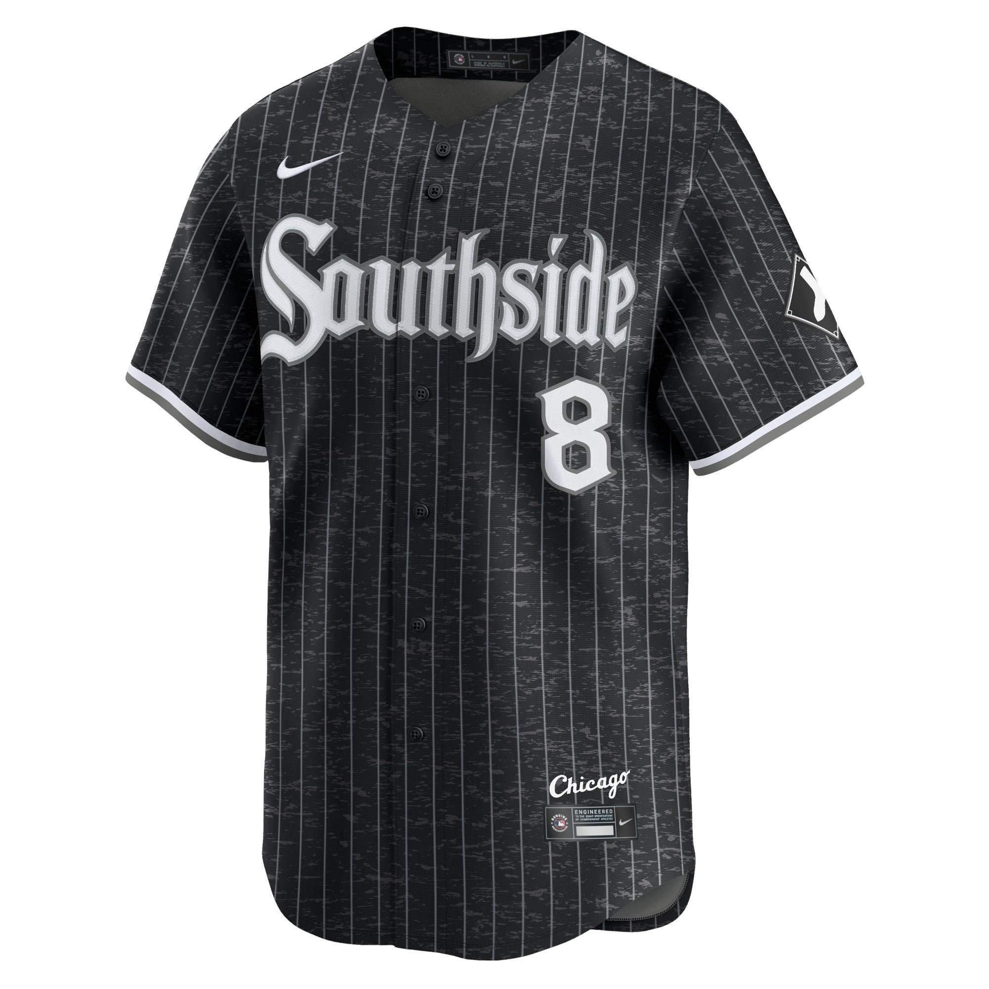 Men's Chicago White Sox Bo Jackson  Black City Connect Retired Player Jersey
