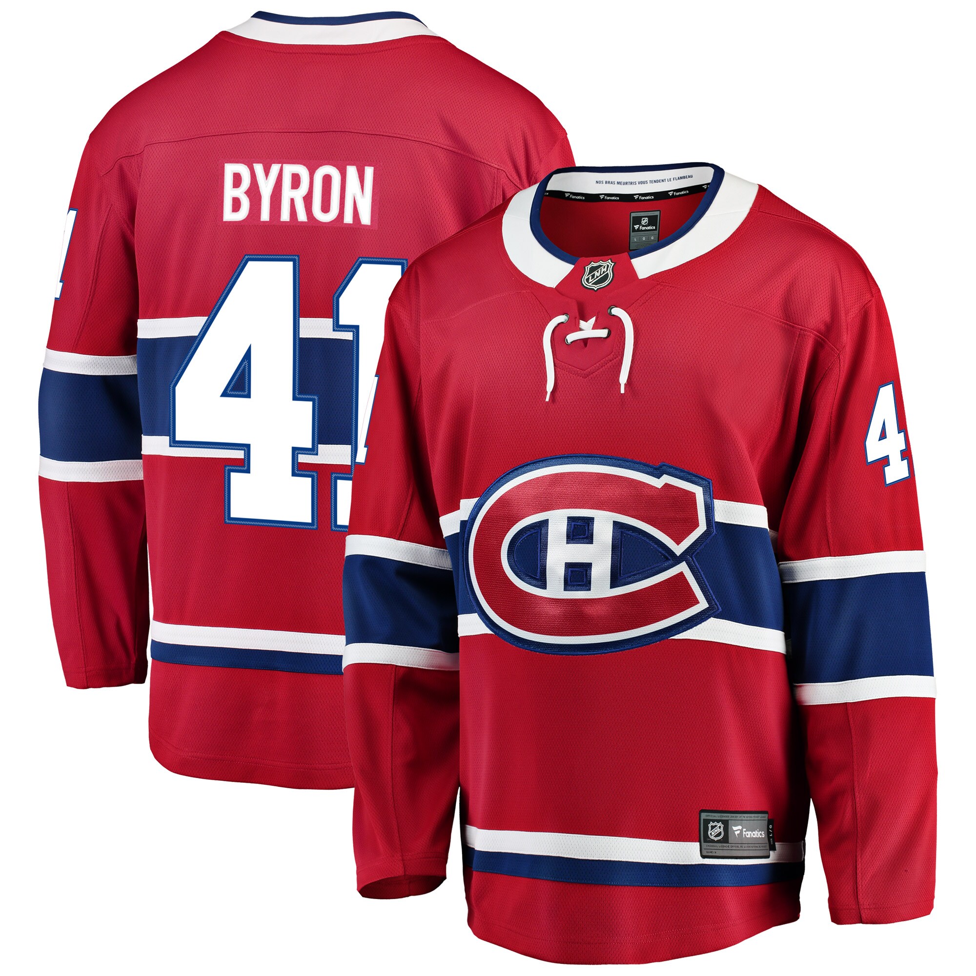 Paul Byron Montreal Canadiens Breakaway Player Jersey - Red