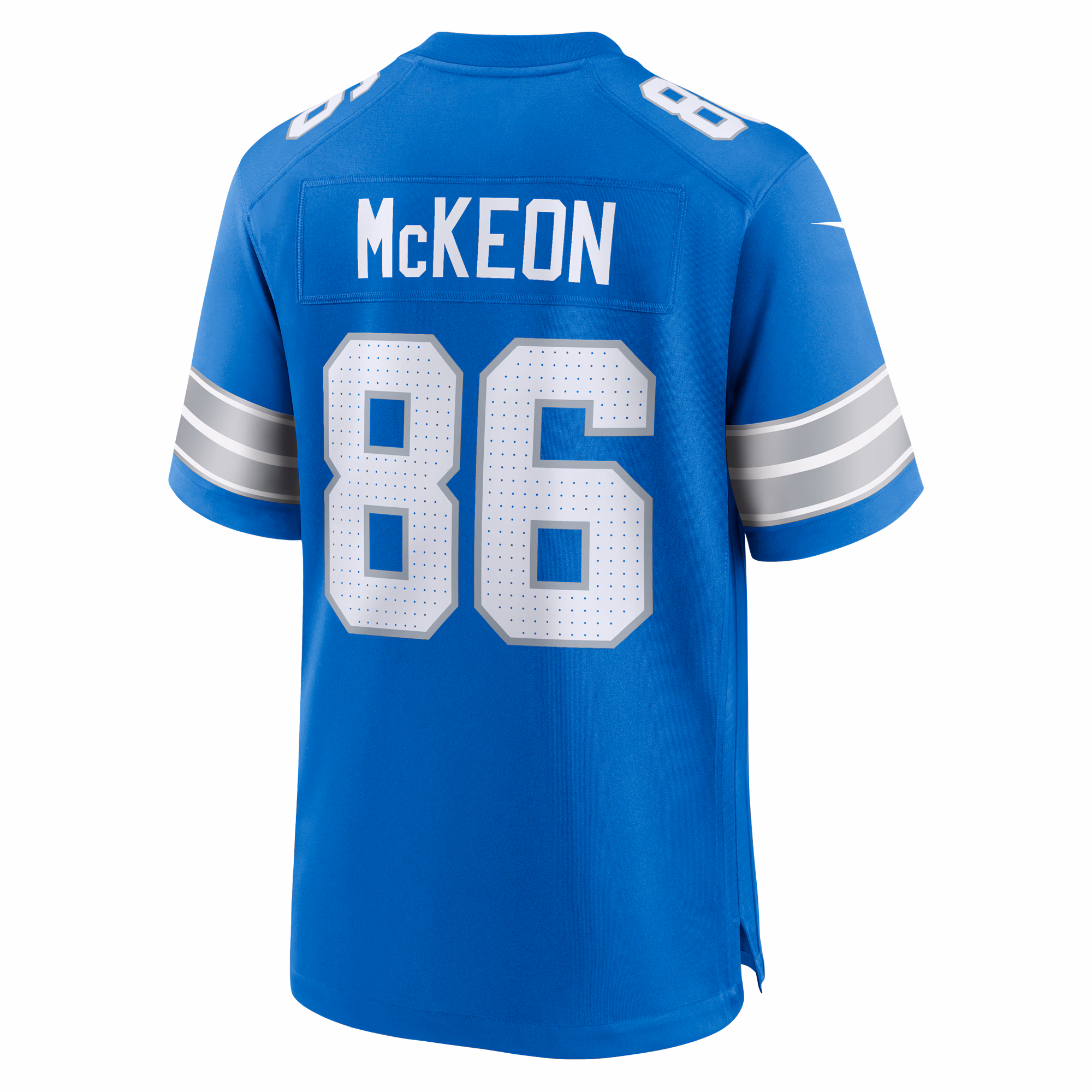 Sean McKeon Detroit Lions Game Jersey -  Blue