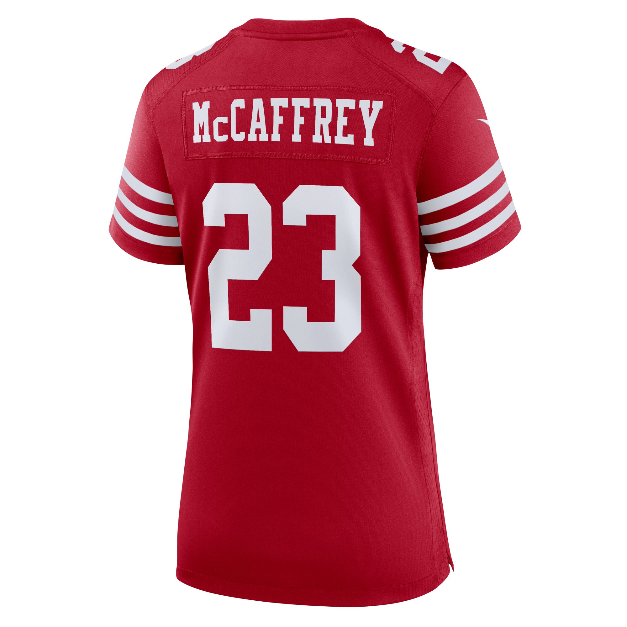 Christian McCaffrey San Francisco 49ers  Women's Game Player Jersey - Scarlet