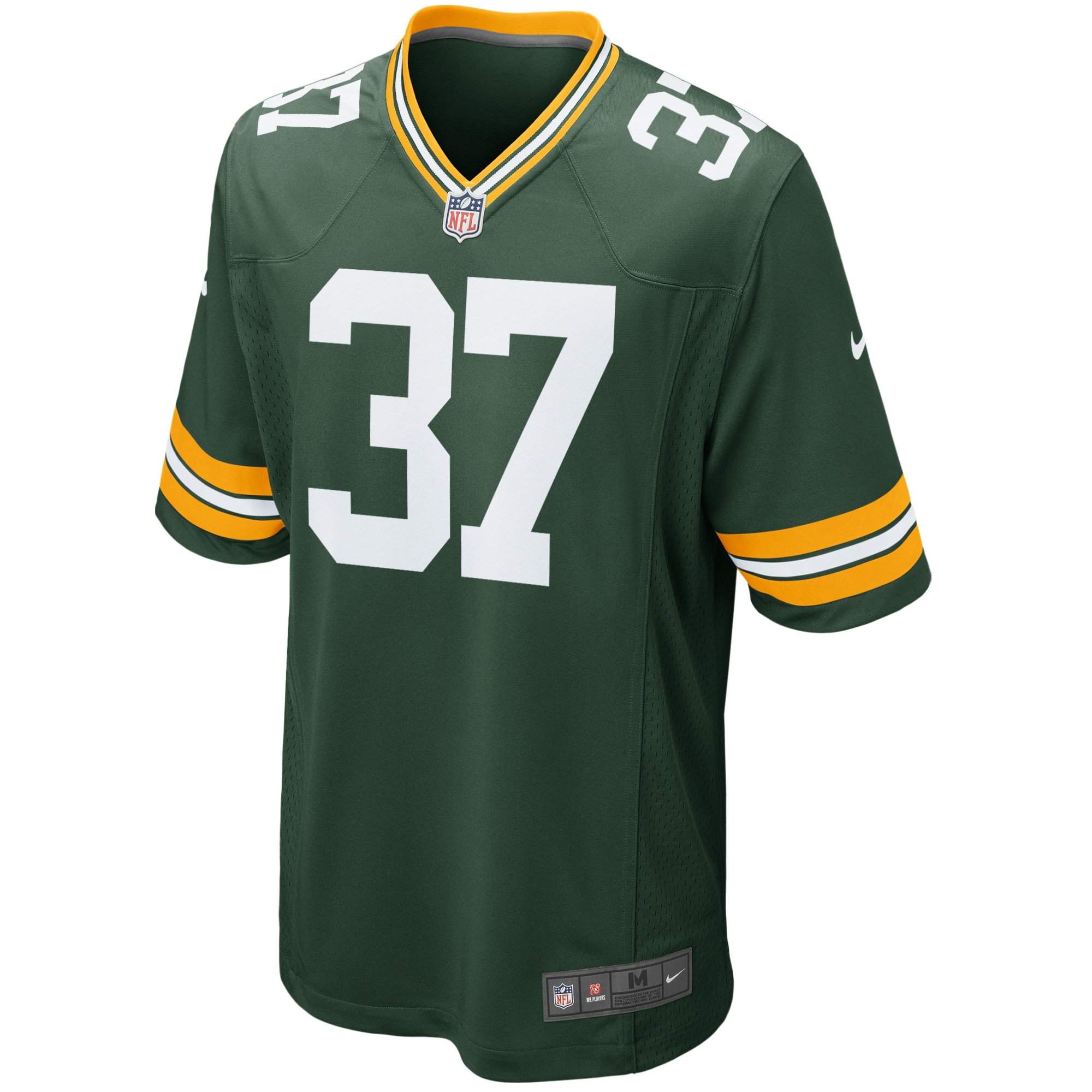 Josh Jackson Green Bay Packers  Game Player Jersey - Green