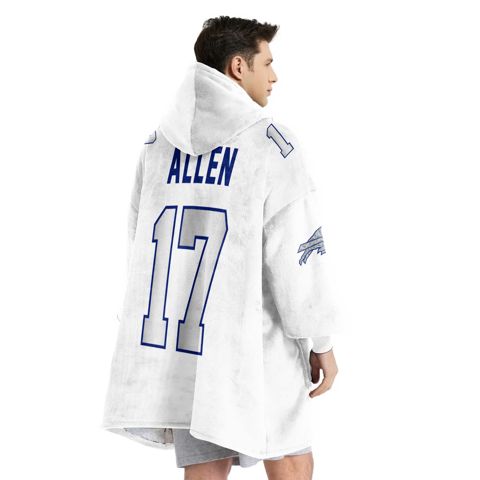 Adult J.A 17 Buffalo Football Unisex Blanket Hoodie