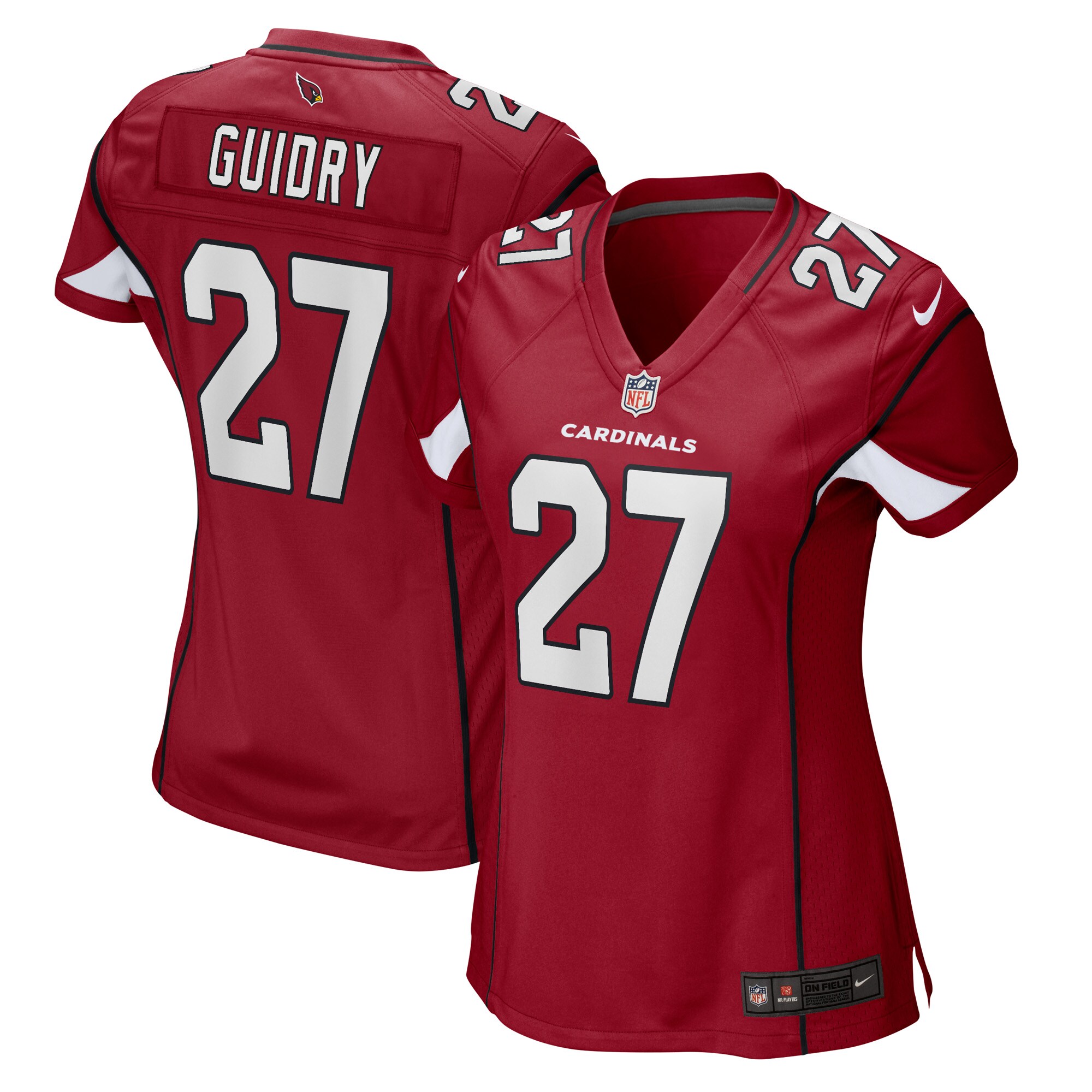 Javelin Guidry Arizona Cardinals  Women's Game Player Jersey - Cardinal