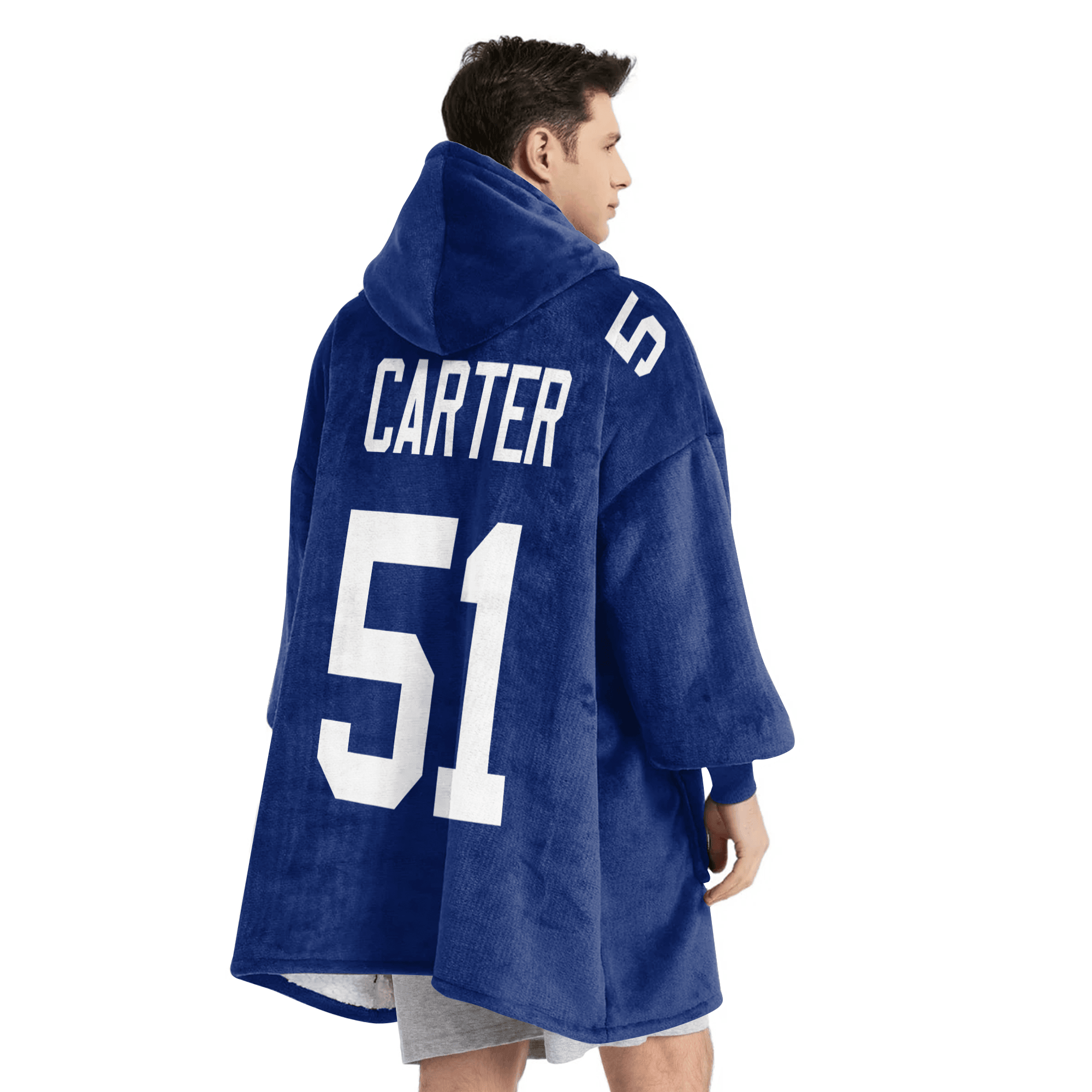 Adult A.C 51 New York G Football Unisex Blanket Hoodie