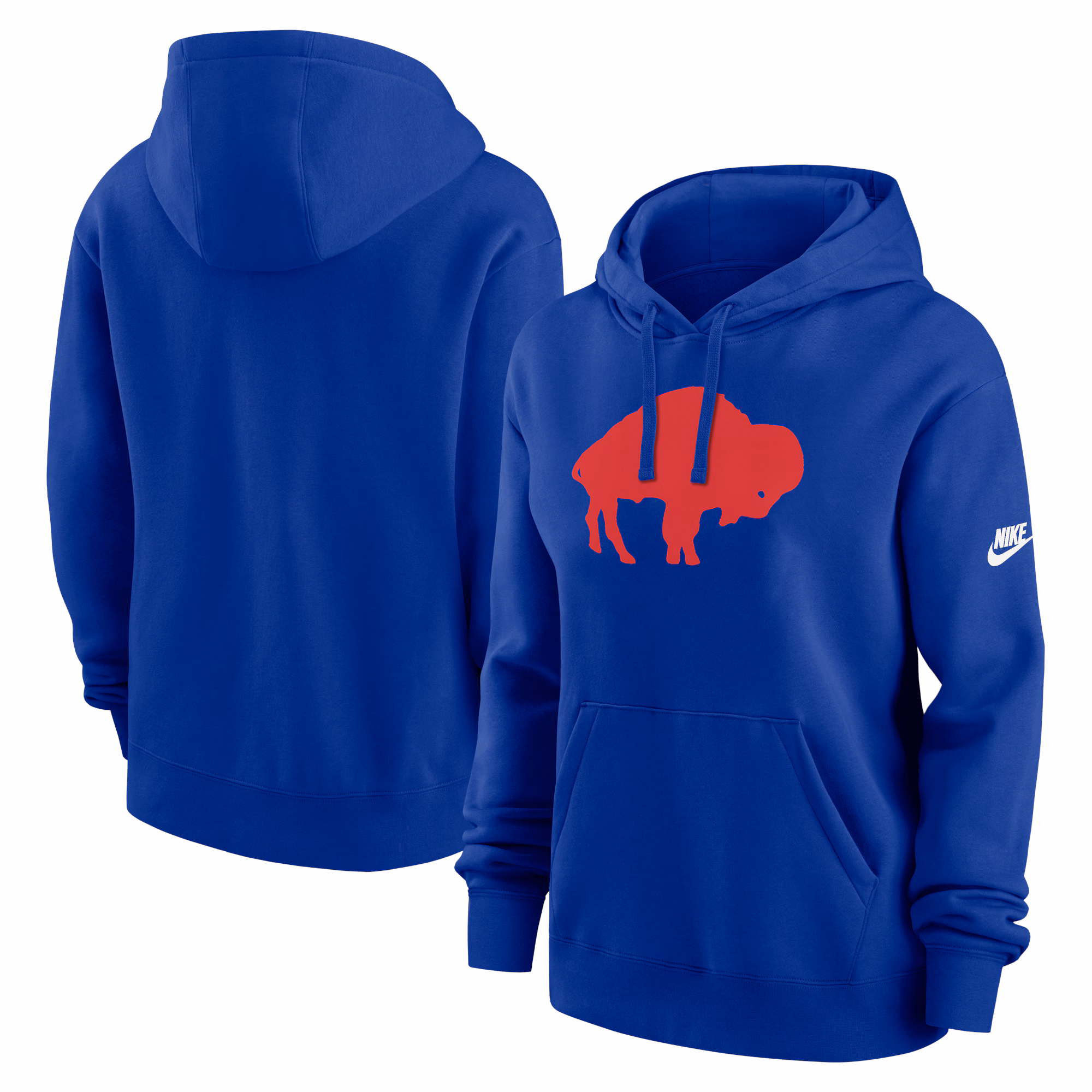 Buffalo Bills Women's Club Fleece Pullover Hoodie - Royal