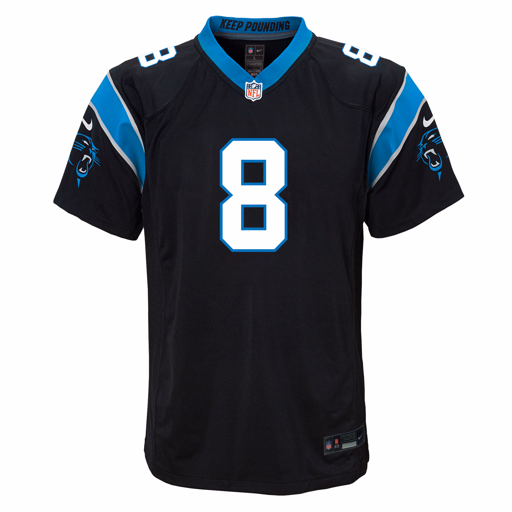 Jaycee Horn Carolina Panthers Youth Game Jersey - Black