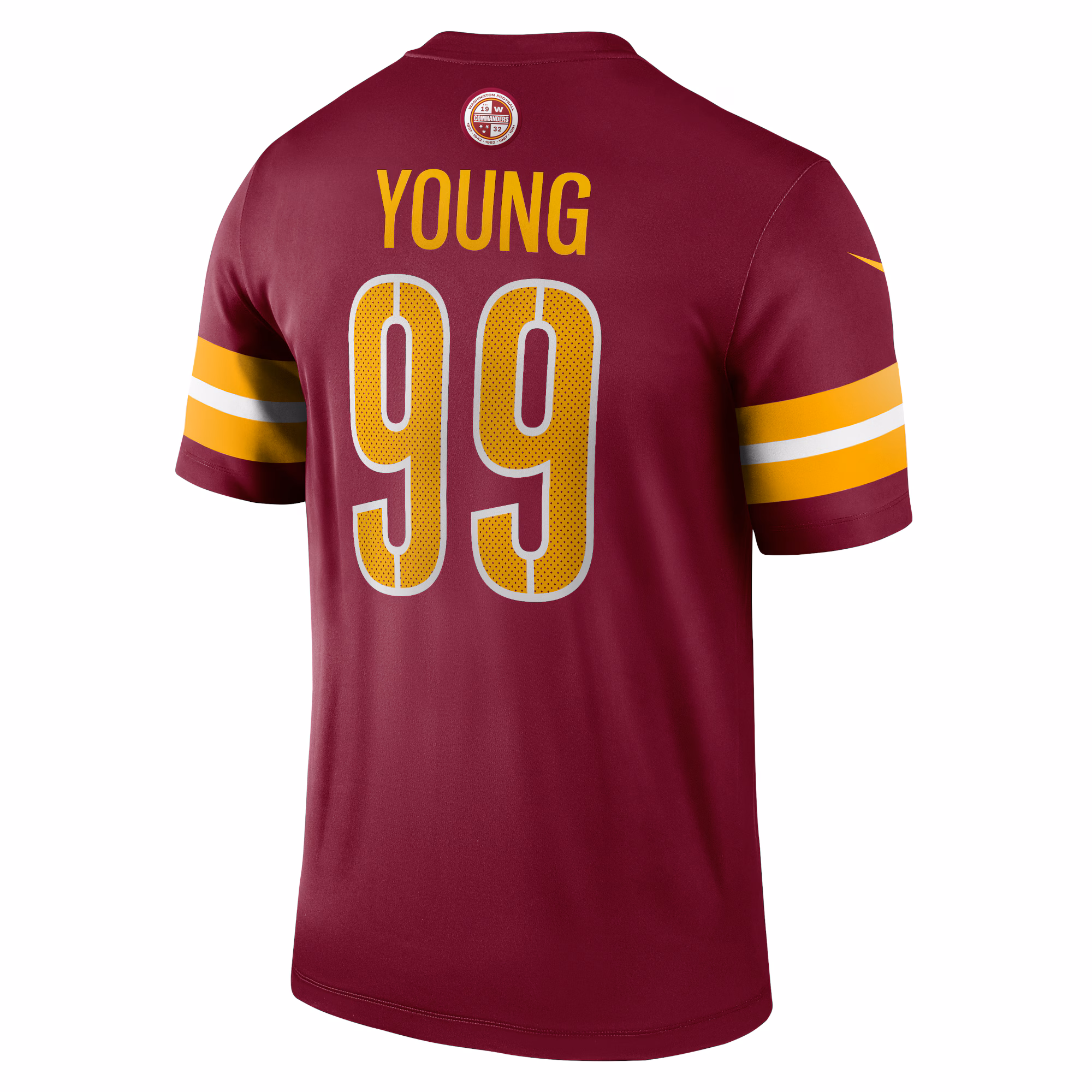 Chase Young Washington Commanders Legend Jersey - Burgundy