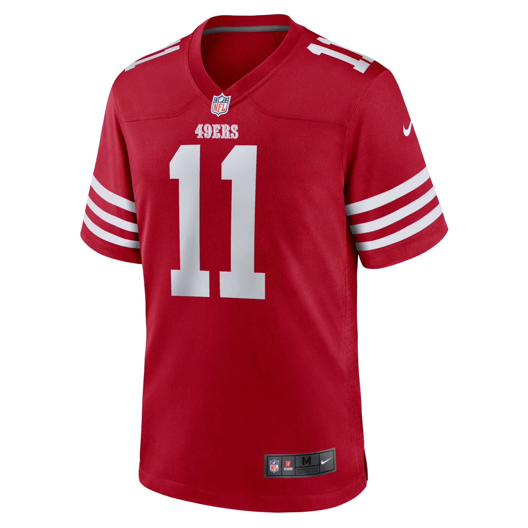 Brandon Aiyuk San Francisco 49ers  Women's Team Game Player Jersey - Scarlet