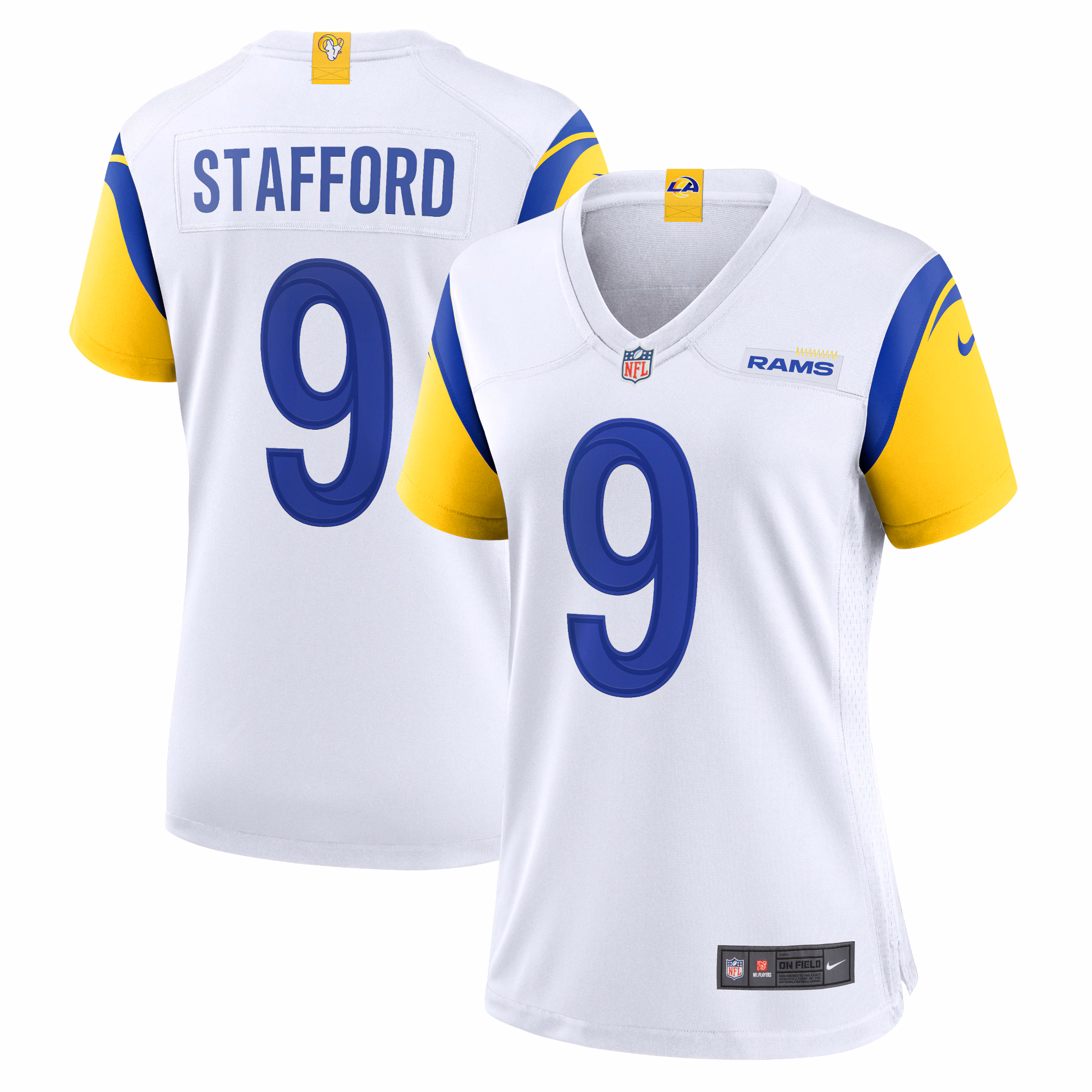 Matthew Stafford Los Angeles Rams Women's Player Jersey - White